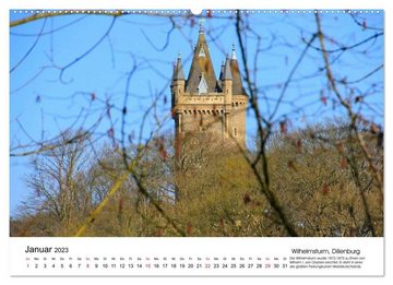 CALVENDO Wandkalender Deutschlands Burgen - mächtige Festungen und alte Burgen (Premium, hochwertiger DIN A2 Wandkalender 2023, Kunstdruck in Hochglanz)