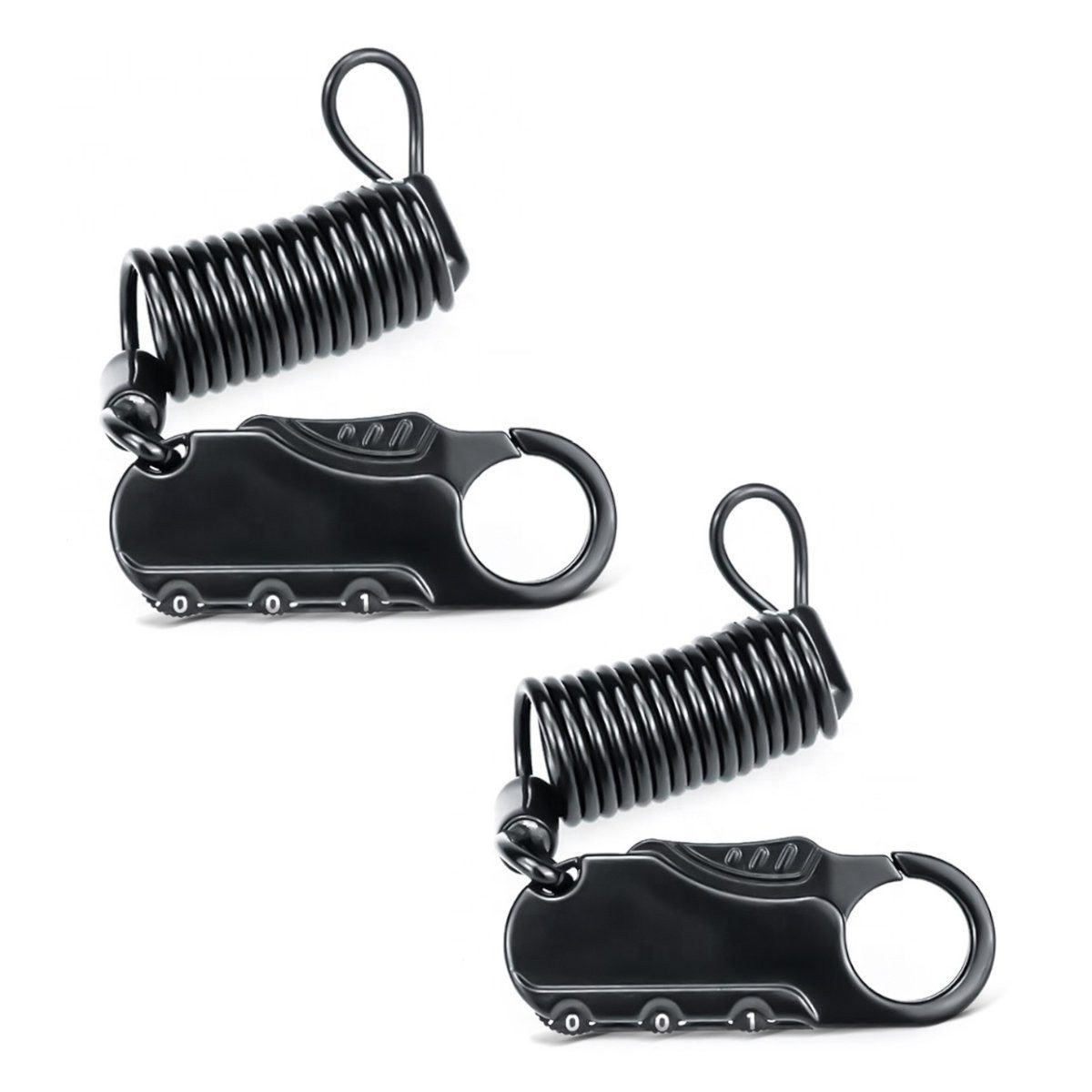 Sitzbank 2x Helmschloss Motorrad # Zahlenschloss schwarz Spar-Set
