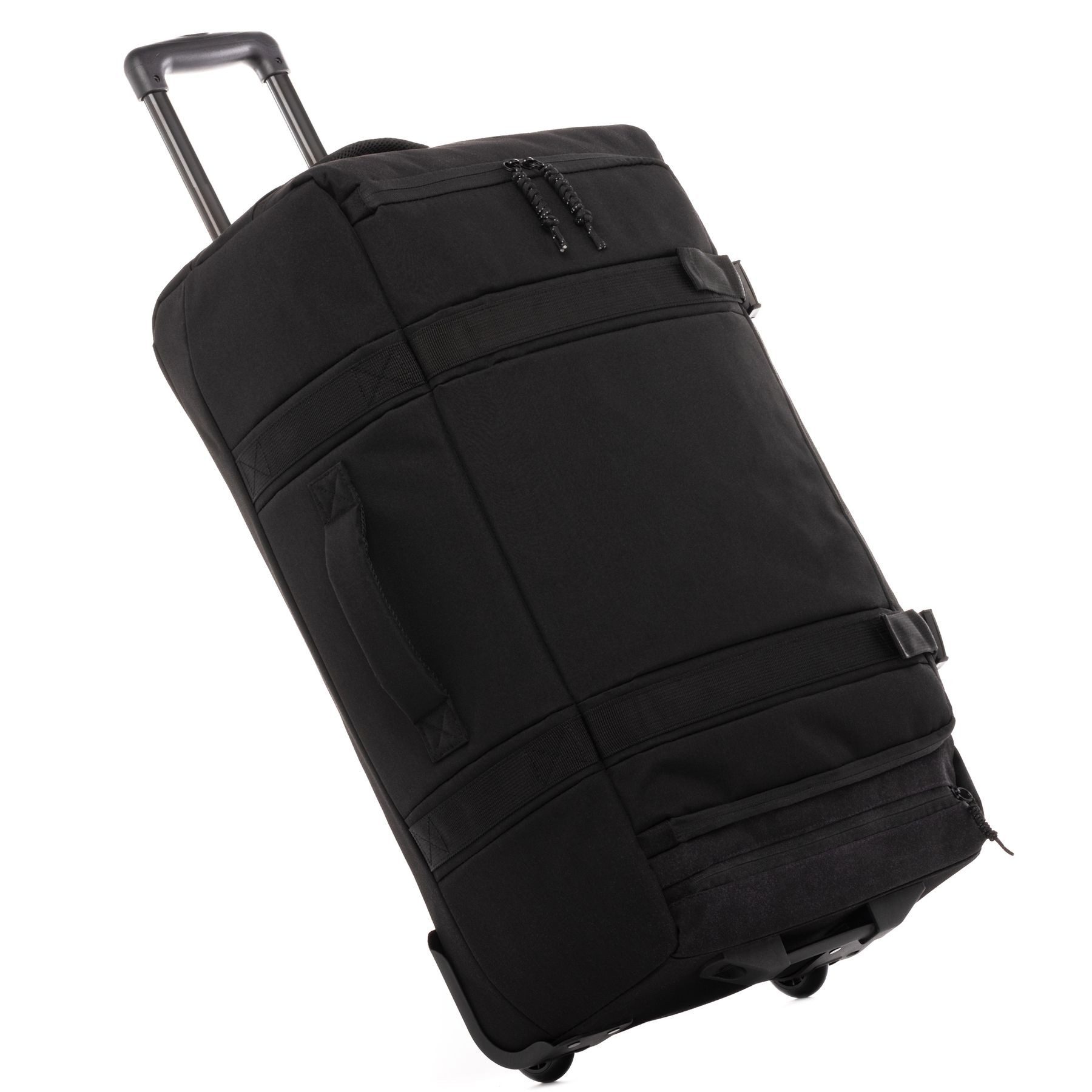 SONS OF ALOHA Reisetasche Reisetasche mit Rollen groß Duffle bag Zoll schwarz, Reisetasche mit Rollen aus wasserabweisendem recyceltem Plastik