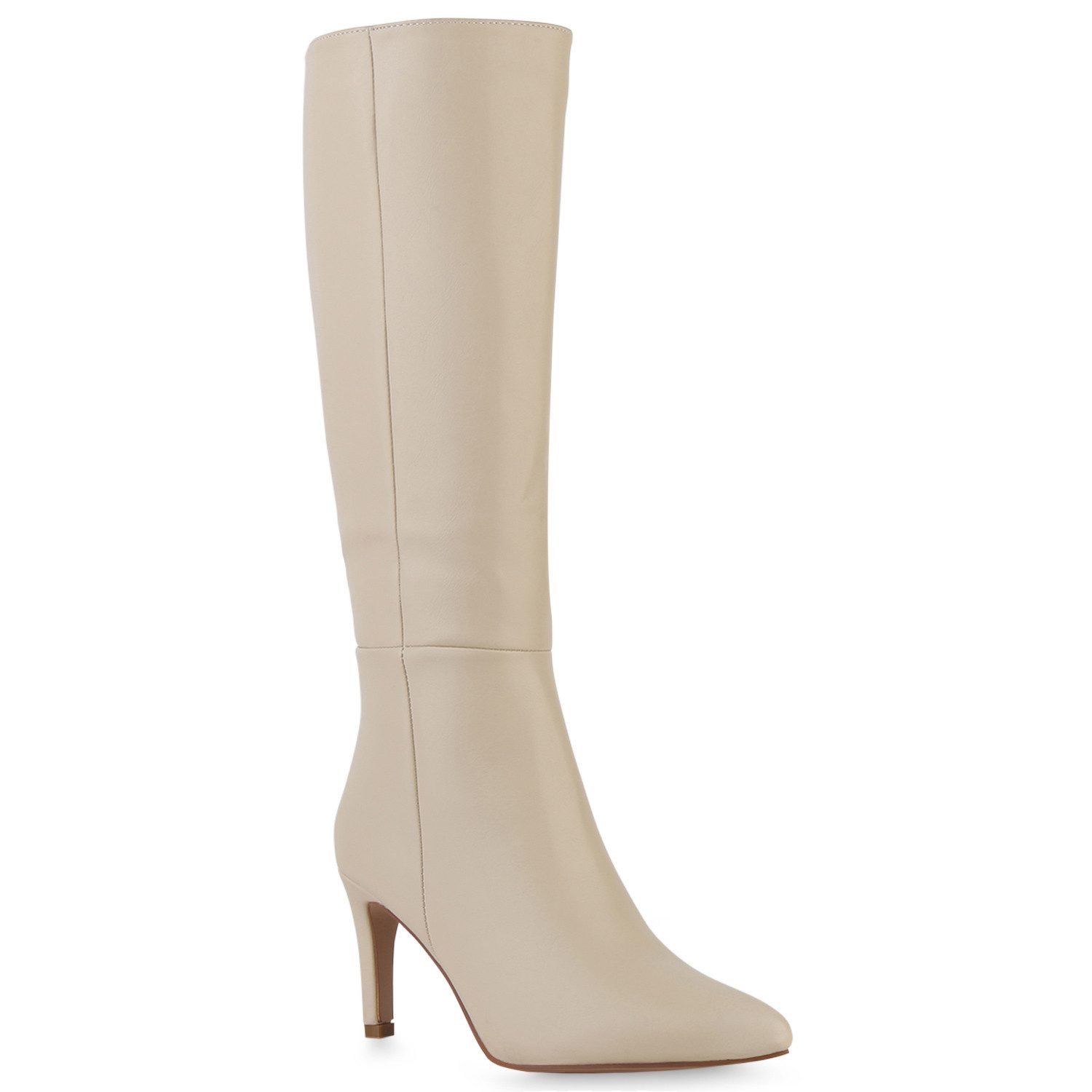 VAN HILL 839876 Stiefel Damen Leicht Gefütterte Klassische Stiefel Spitze Basic
