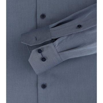 Redmond Langarmhemd Große Größen Herren Businesshemd graublau bügelfrei Redmond