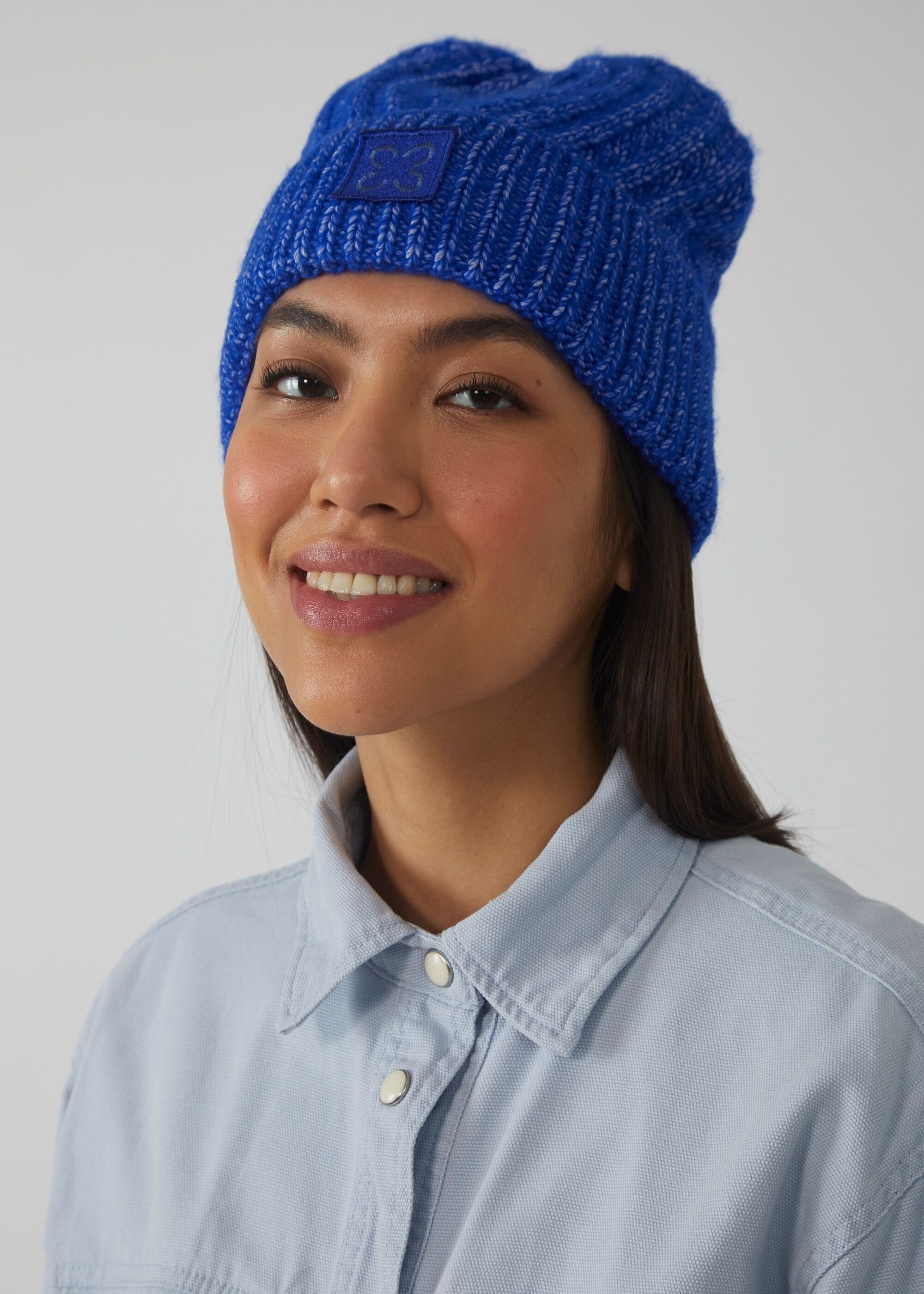 Blue KNIT Struktur-Strick COLLECTION aus Codello Strickmütze