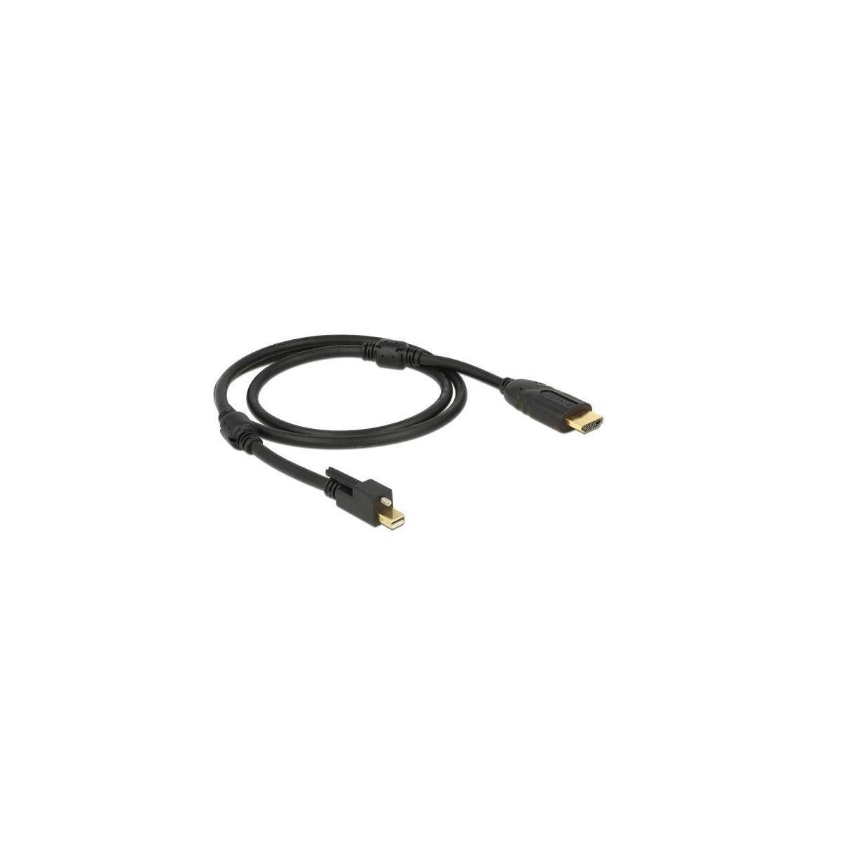 Delock 83730 - Kabel mini DisplayPort 1.2 Stecker mit Schraube... Computer-Kabel, Display Port Mini, HDMI (200,00 cm)
