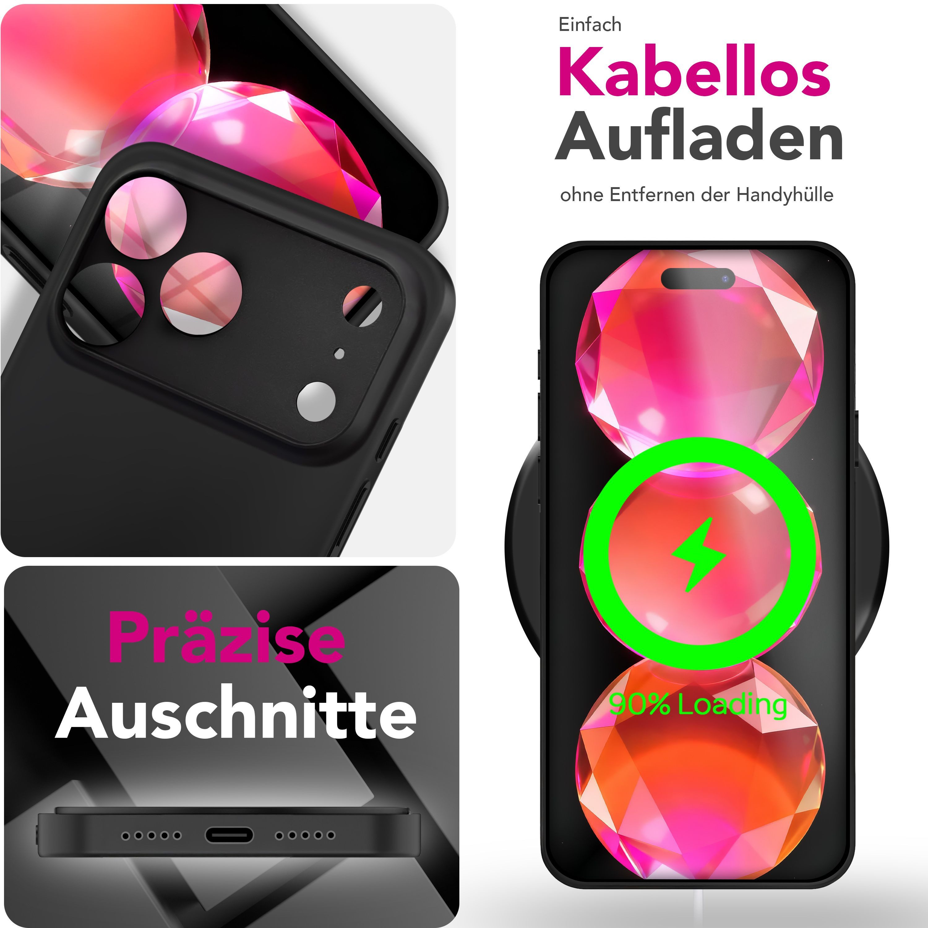 Nalia Smartphone-Hülle Apple iPhone 17 Pro 16 cm (6,3 Zoll), Extrem Dünn 0,3mm / Ultra Leicht / Mattes Finish / Anti-Fingerprint