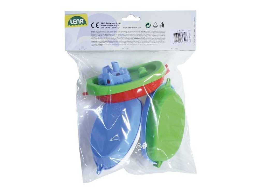 SIMM Spielwaren Spielzeug-Boot Wasserspaß Boote 3er Set für Badewanne und Outdoor