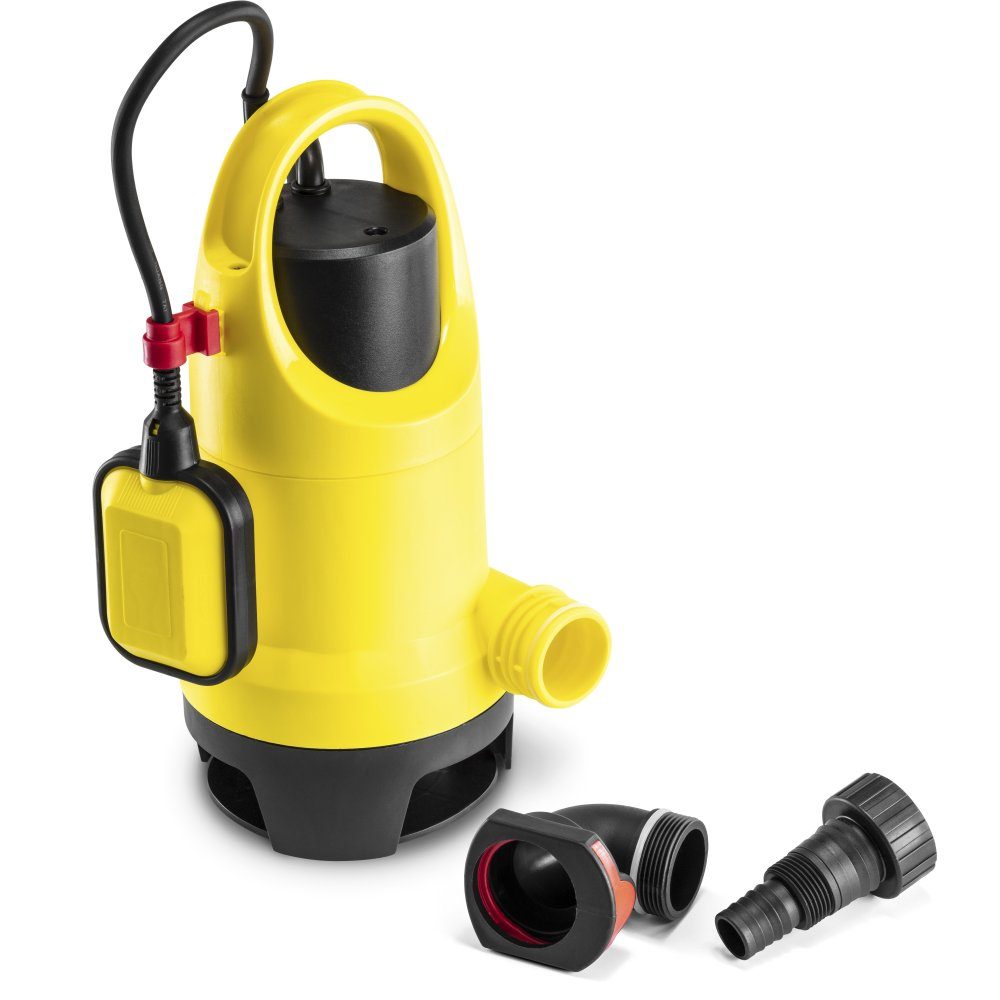 TROTEC Schmutzwasser-Tauchpumpe TWP 7536 E, 750 W Leistung, 12.500 l/h Förderleistung, 8 m Förderhöhe