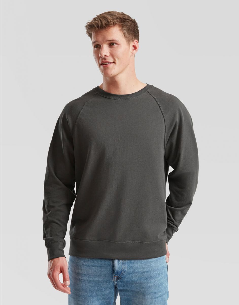 Fruit of the Loom Sweatshirt Herren Lightweight Raglan Sweat /