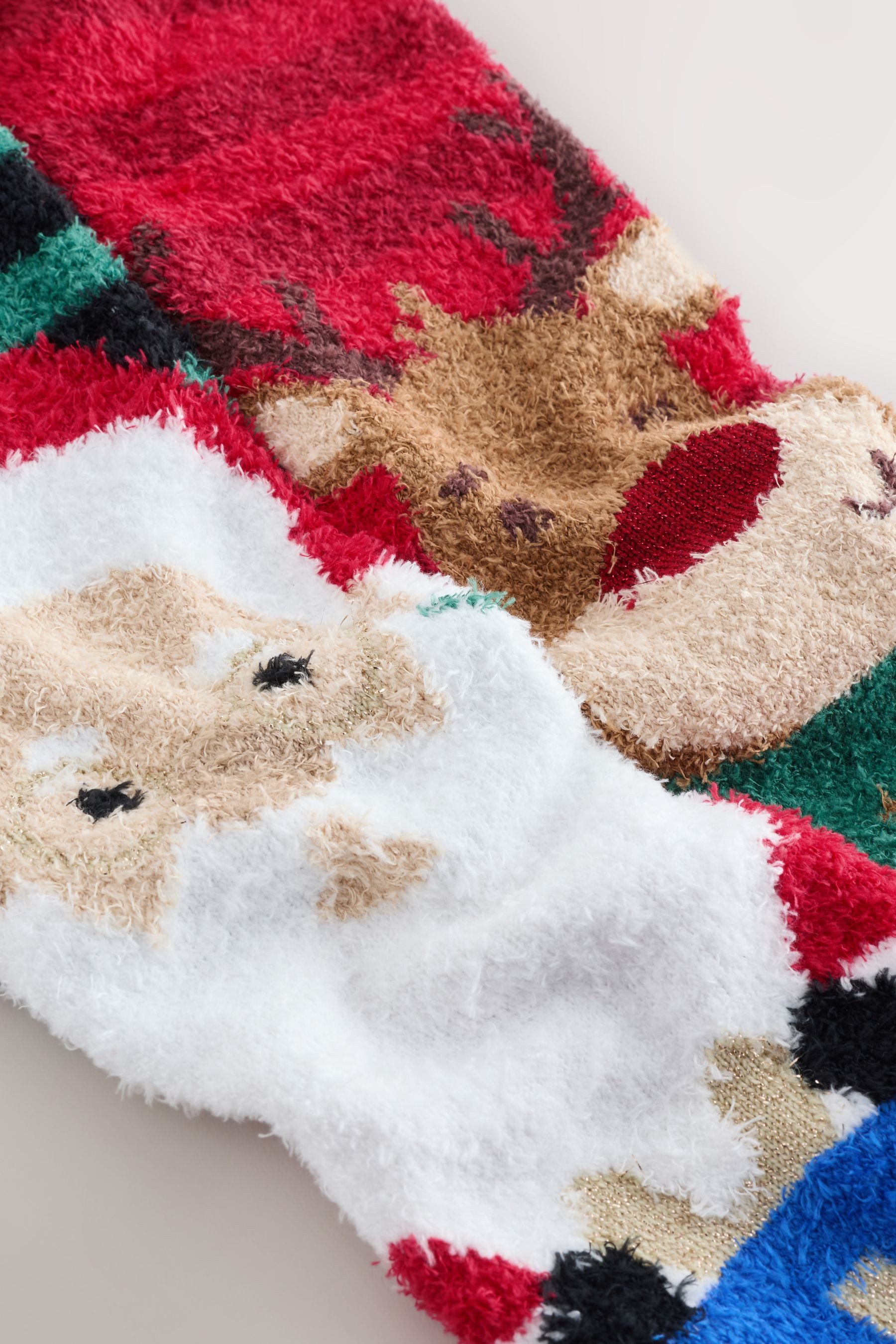 Next Kuschelsocken Kuschelige Socken mit Weihnachtsmuster, 2er-Pack (2-Paar)