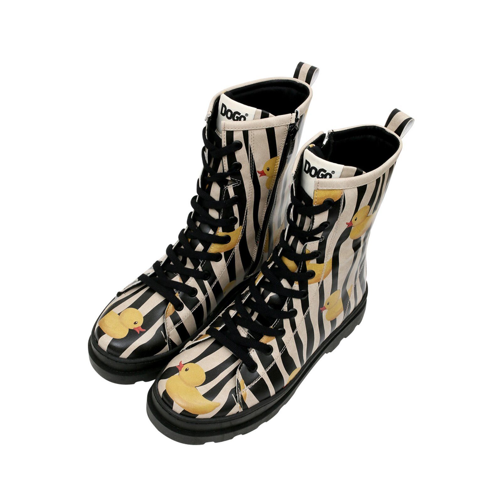 DOGO Gisele Schnürstiefel Boots Ducky Damen Stiefeletten Stiefelette Handgefertigt