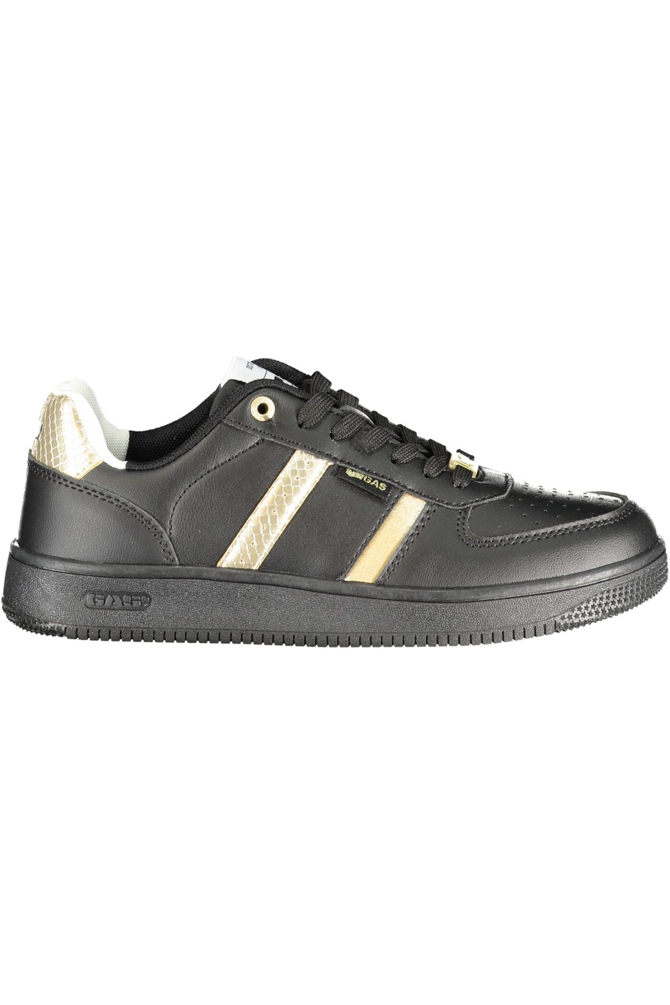 GAS Sneaker Damen-Sportschuh: Schwarz, Schnürsenkel