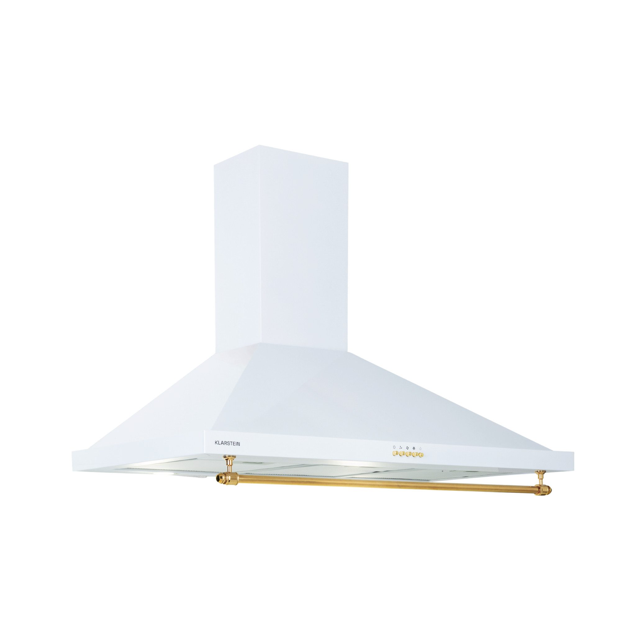 Klarstein Deckenhaube Montblanc 90 Montblanc 90, Dunstabzugshaube 610m³/h 165W 2x1,5W LED Reling