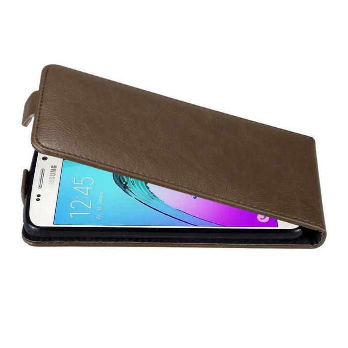 Cadorabo Handyhülle Flip wie Invis Samsung Galaxy A3 2016 Handy Schutzhülle Klappbare Hülle Kunstleder mit Magnetverschluss