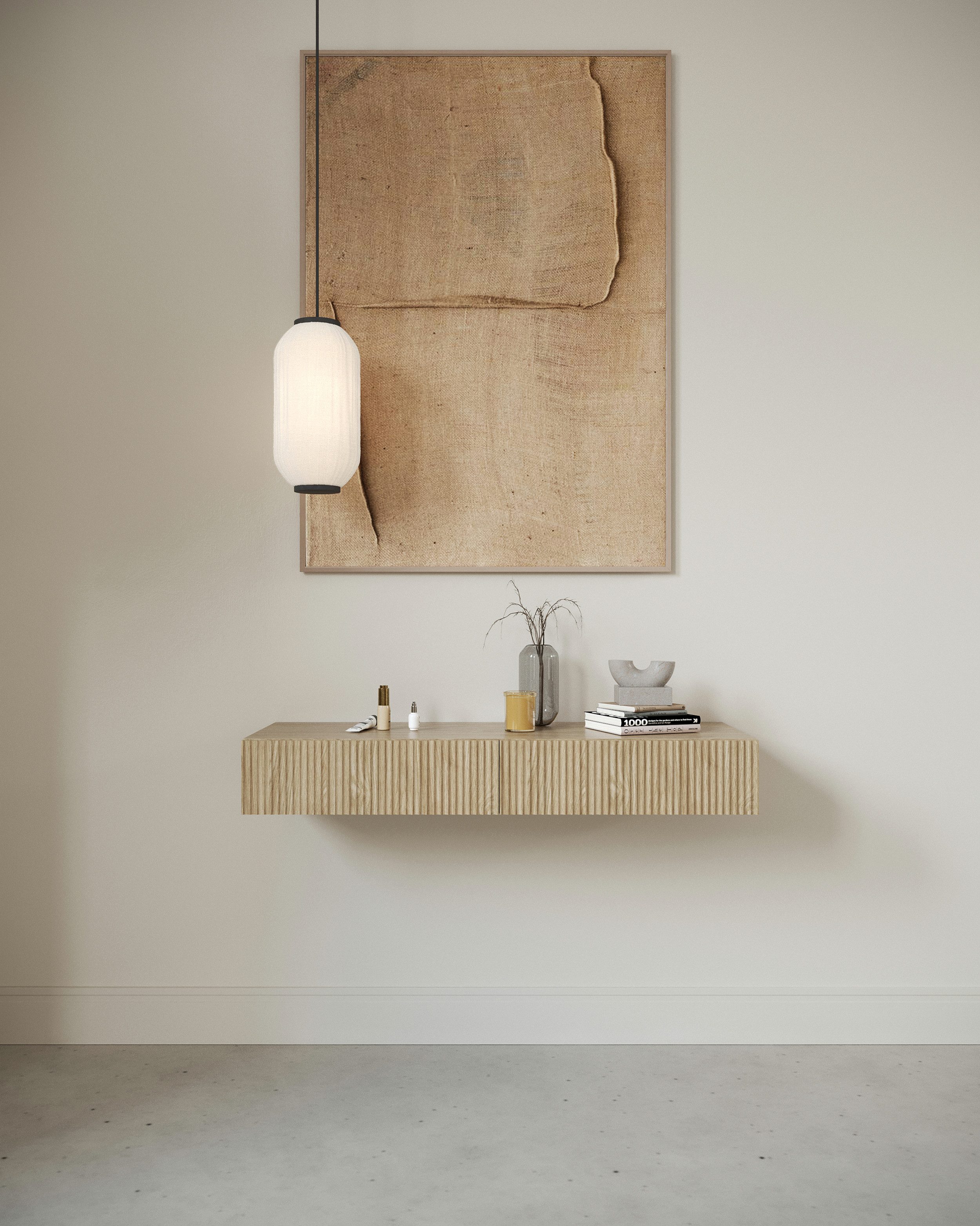 Selsey Schminktisch NOLIE, mit 2 Schubladen, Holznachbildung,110 cm