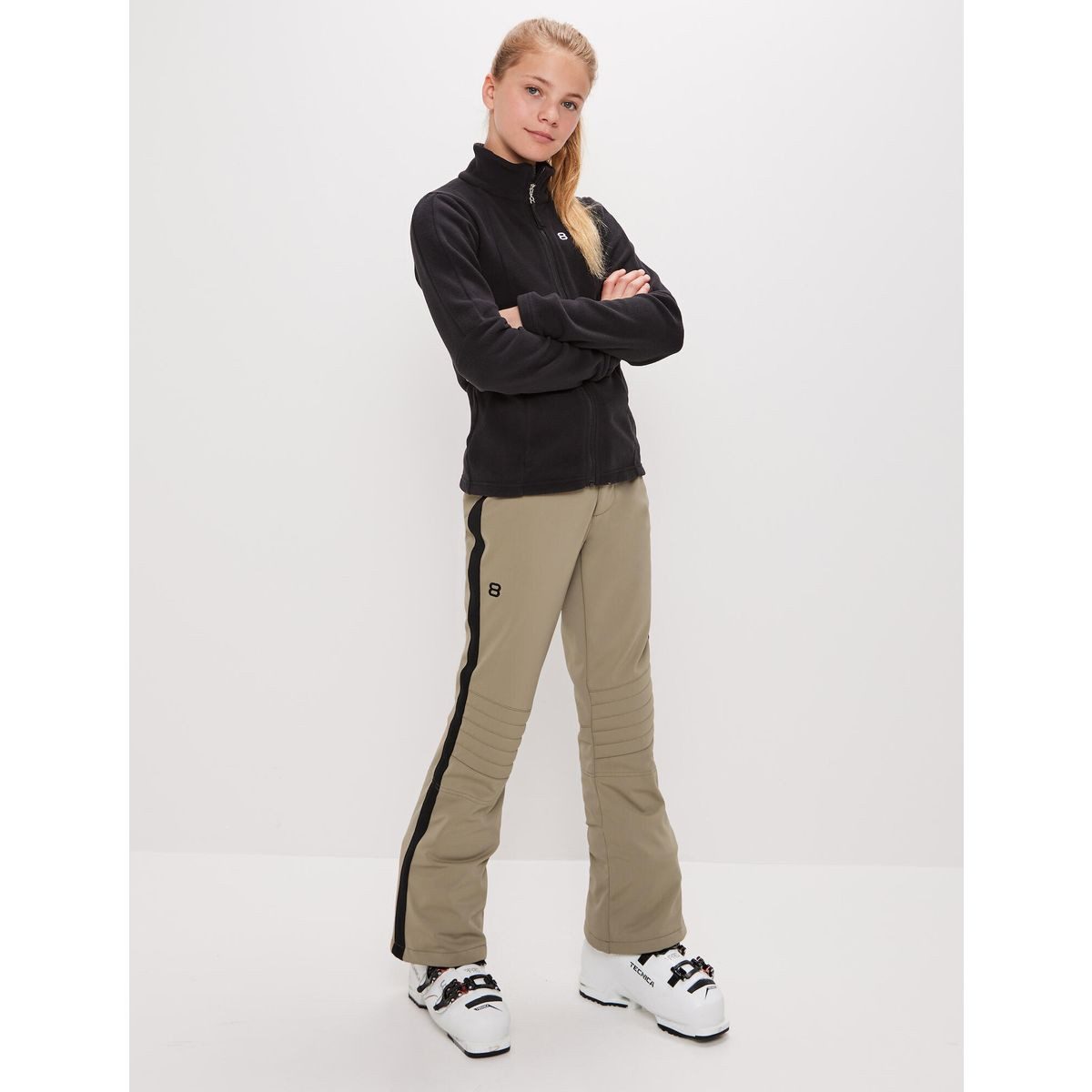 8848 Altitude Skihose Annbell JR Pant Trendige, eng anliegende Skihose für Mädchen aus weichem durAtec®