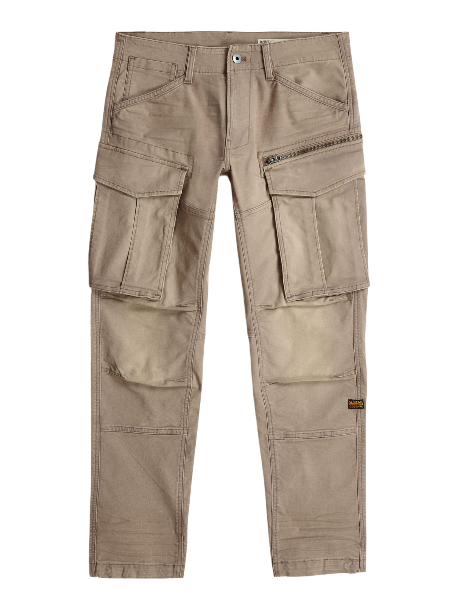 G-STAR Stoffhose natur,Casual,Baumwolle,Unifarben,Tapered Fit,Mittel