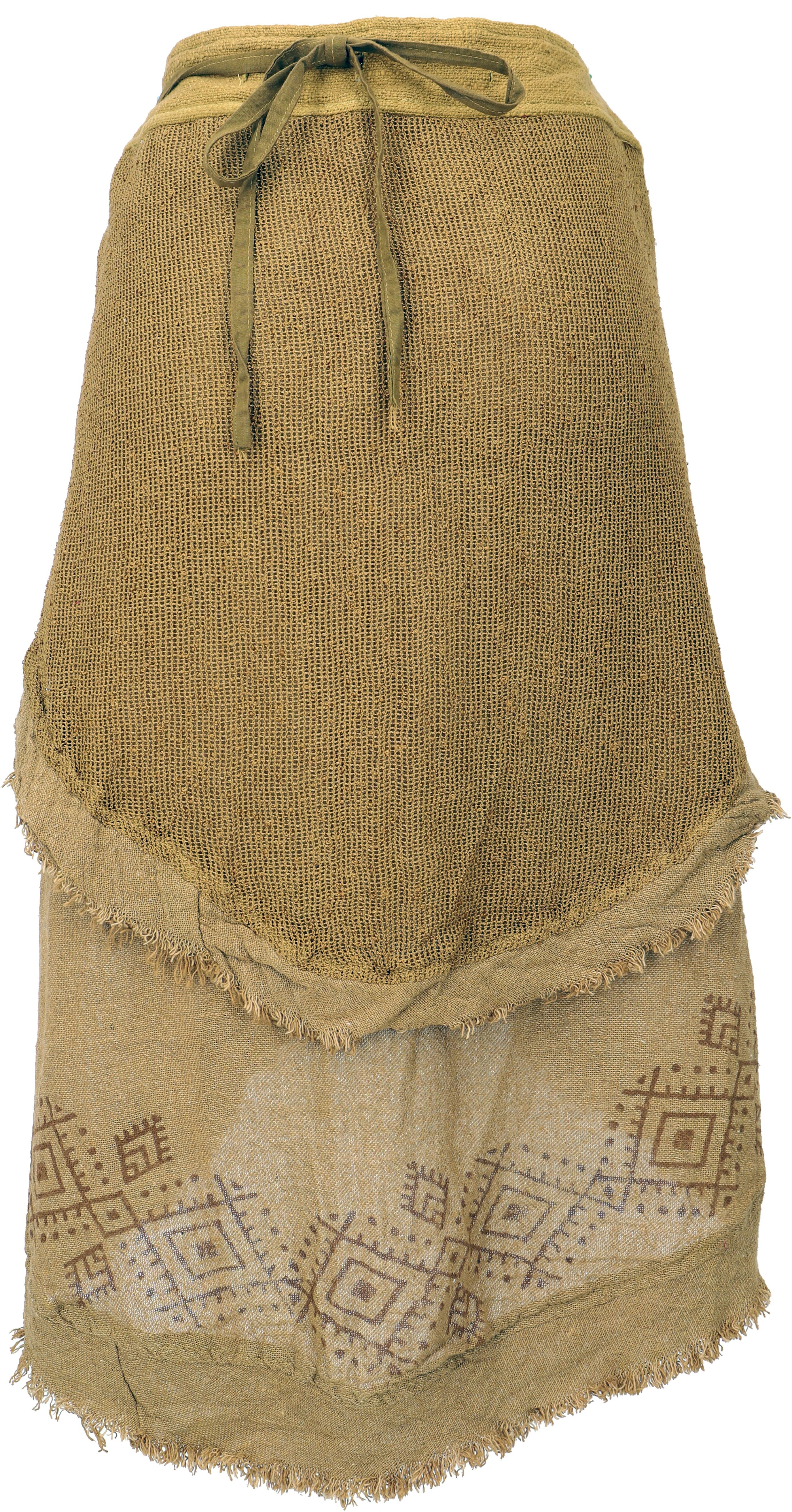 Guru-Shop Minirock Goa Wickelrock, Tribal Lagenlook günstig online kaufen