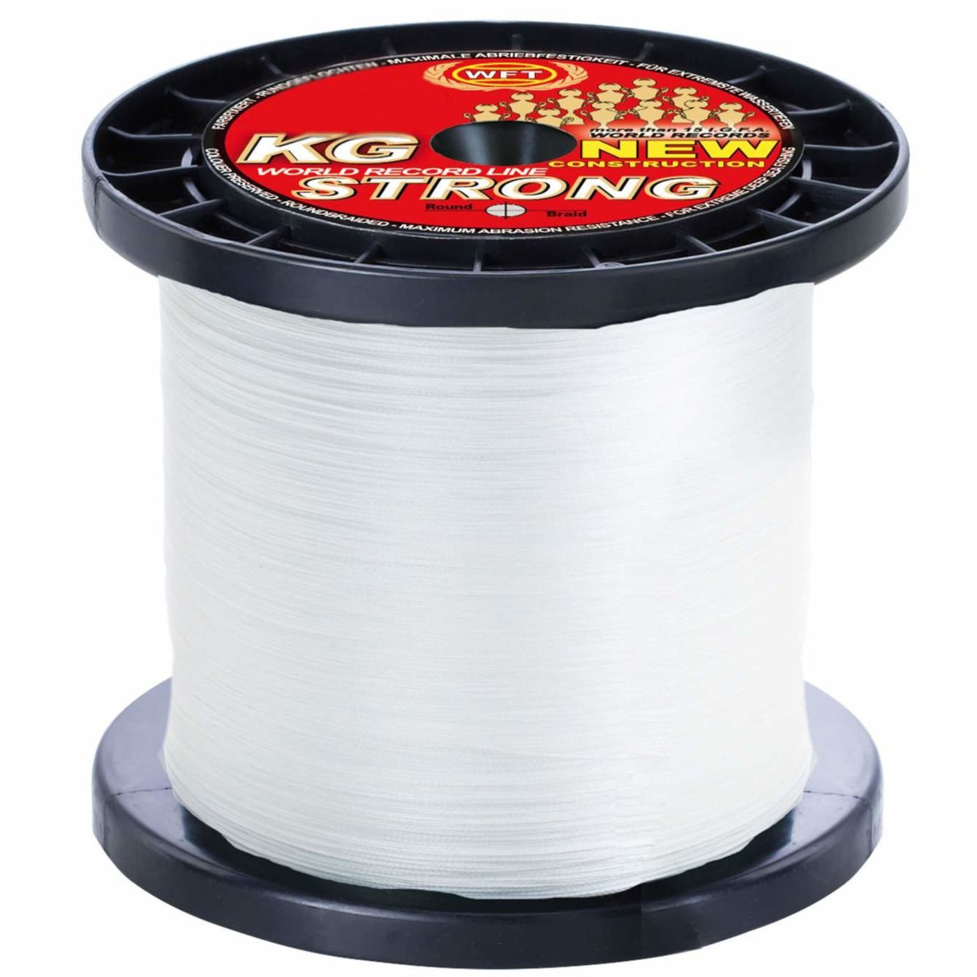 WFT Angelschnur WFT 0,32mm 51kg Strong Trans - 1000m geflochtene Angelschnur, (1000-St)