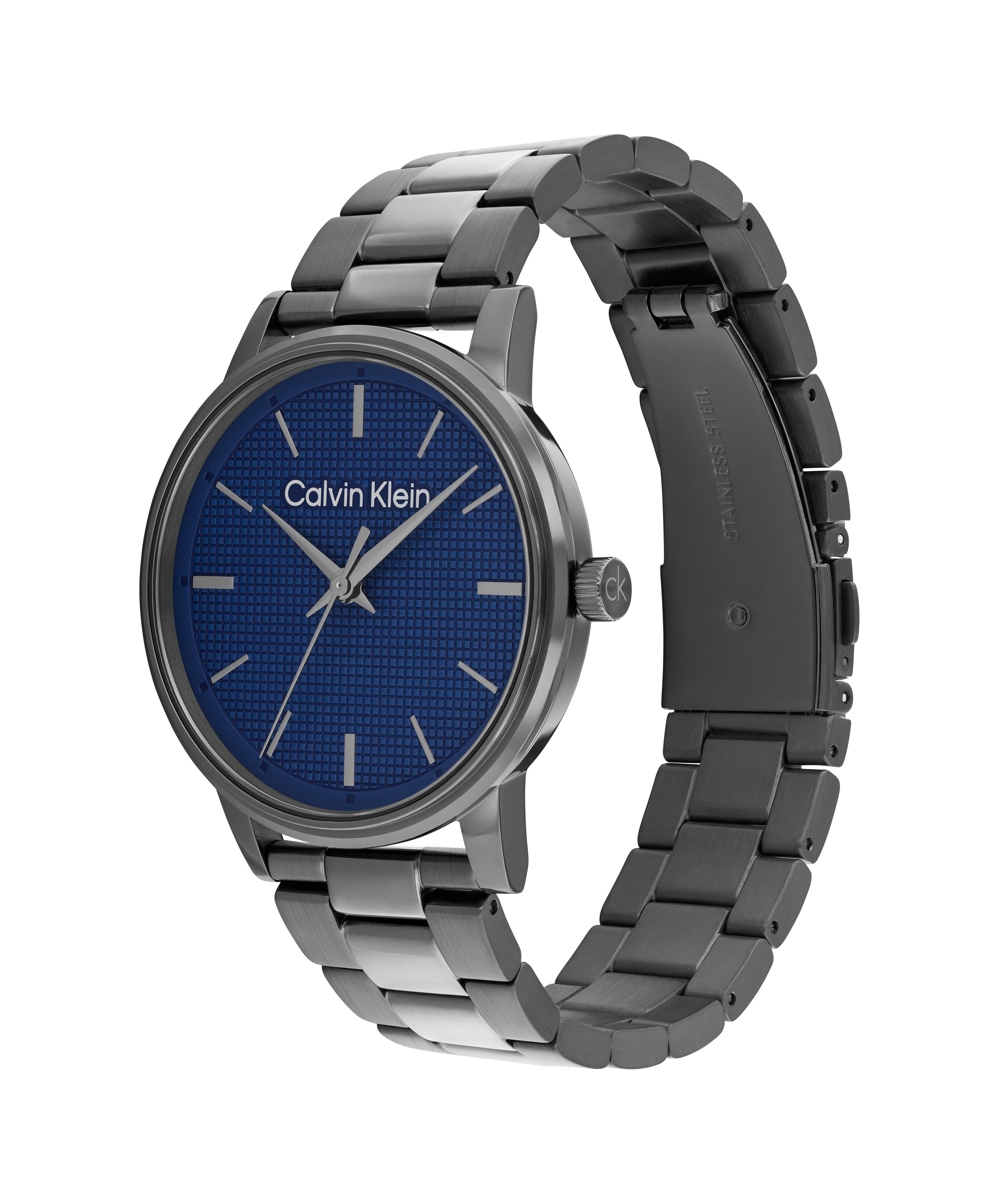 Calvin Klein Quarzuhr CK Linked 25200502, Armbanduhr, Damenuhr, Edelstahlarmband, analog