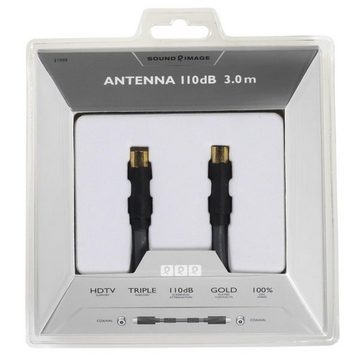 Vivanco Audio- & Video-Kabel, Antennenkabel, (300 cm), vergoldet, 110dB