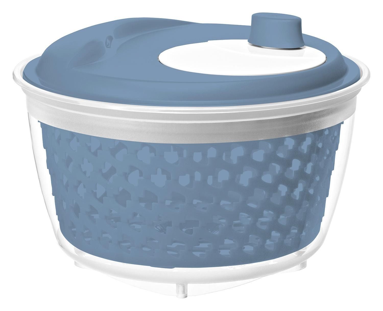 ROTHO Salatschleuder FRESH, Ø 25 cm, Horizonblau, Kunststoff, (1-tlg), Inhalt 4,5 Liter
