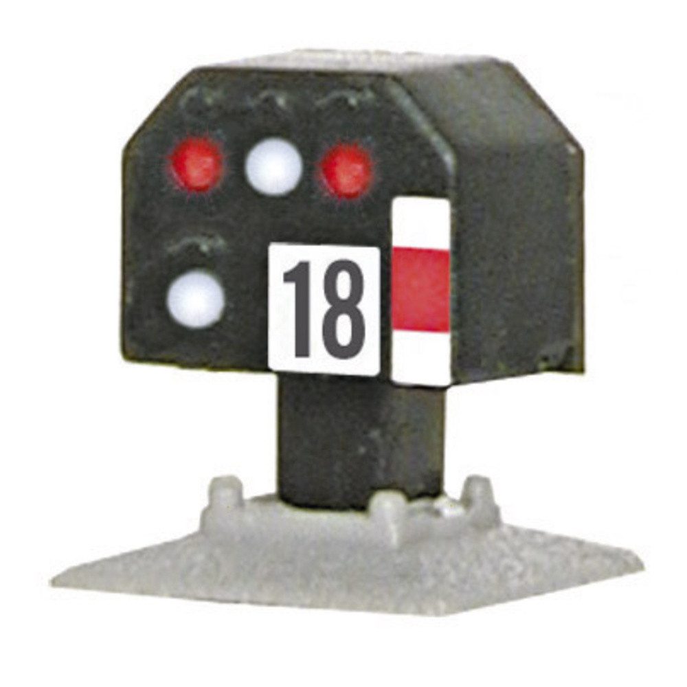 Viessmann Modelltechnik Modelleisenbahn-Signal Viessmann Modelltechnik 4418 N Lichtsignal Nieder Gleissperrsignal Fer