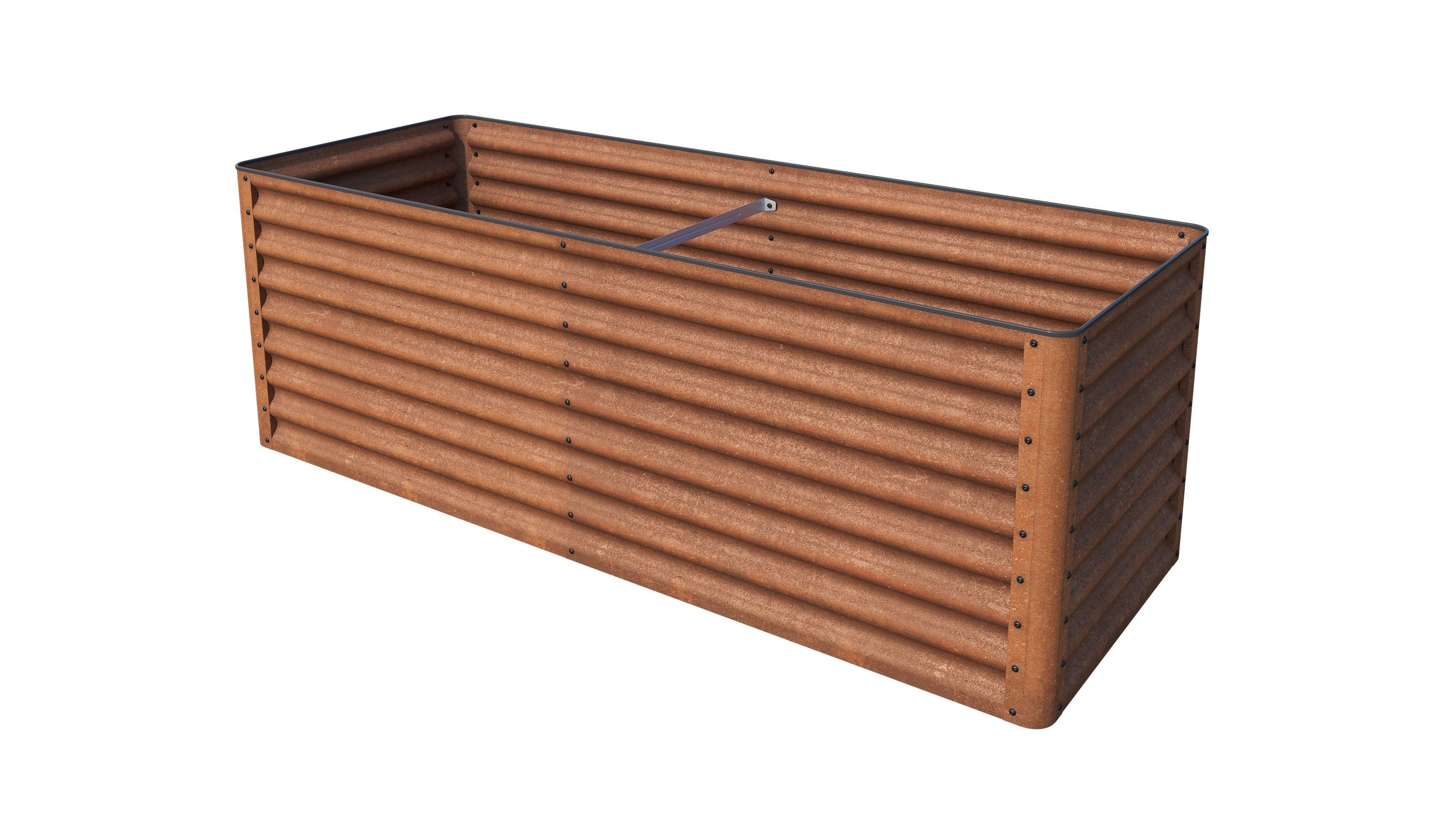 GFP Hochbeet GFP Primeyard LUCA Cortenstahl 120x60x35 cm, Corten Stahl