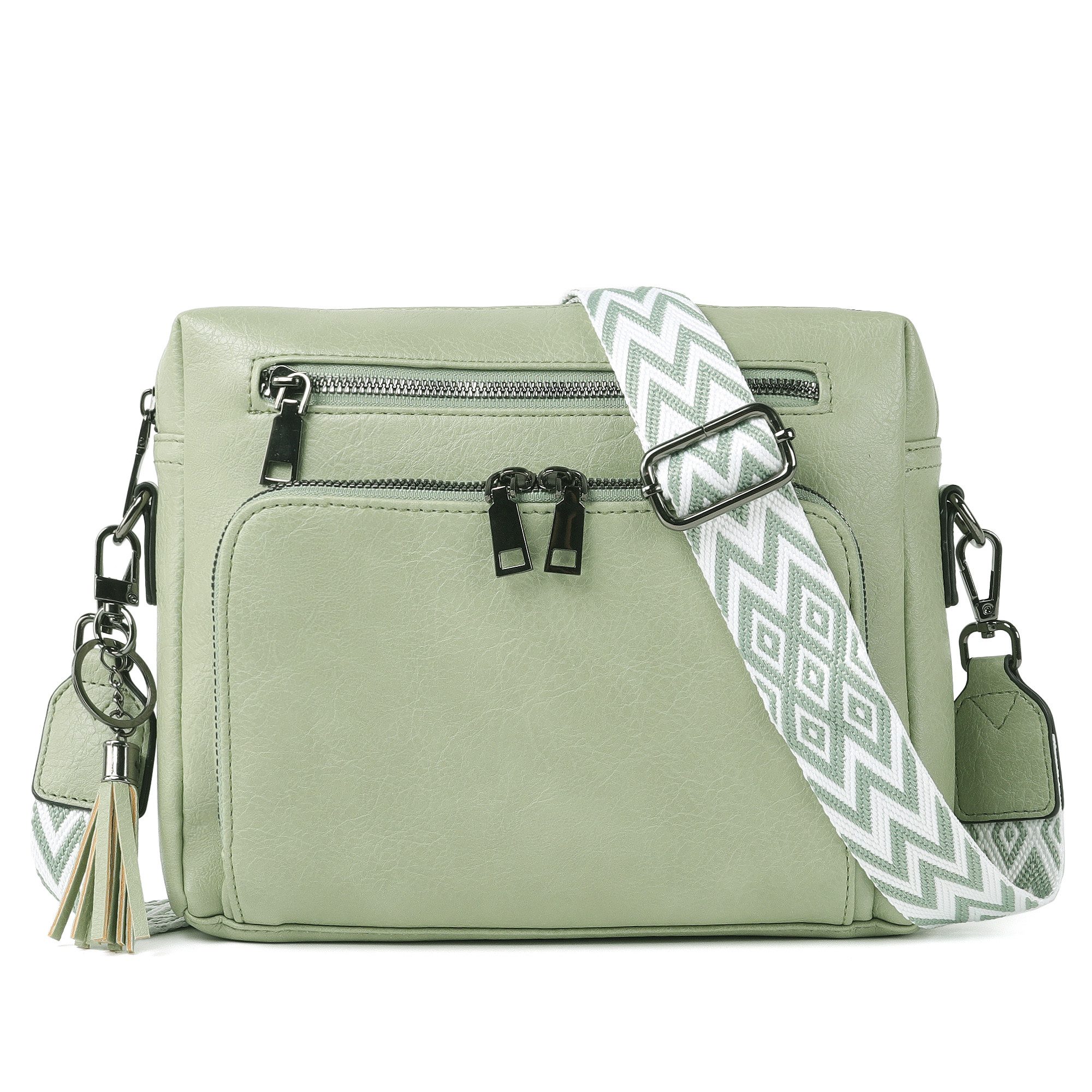 TAN.TOMI Schultertasche Damen Umhängetasche mit Verstellbar Abnehmbar Breiter Gurt, Leicht Damen Crossbody Bag Für Tägliches Arbeiten Verabredungen