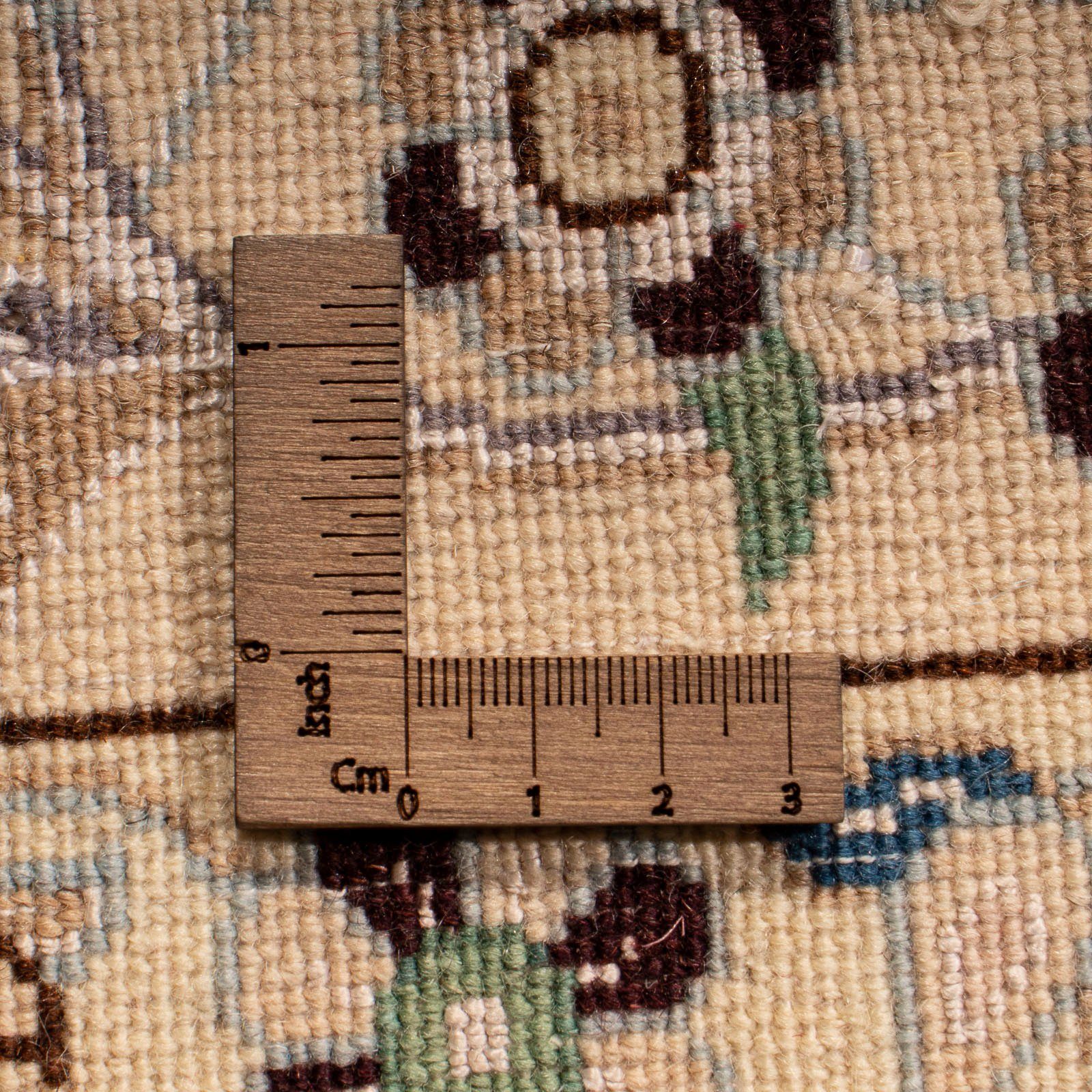 Orientteppich Perser - mm, Höhe: - Royal 212 10 Zertifikat morgenland, 323 - x Einzelstück cm Handgeknüpft, beige, rechteckig, mit Nain - Wohnzimmer