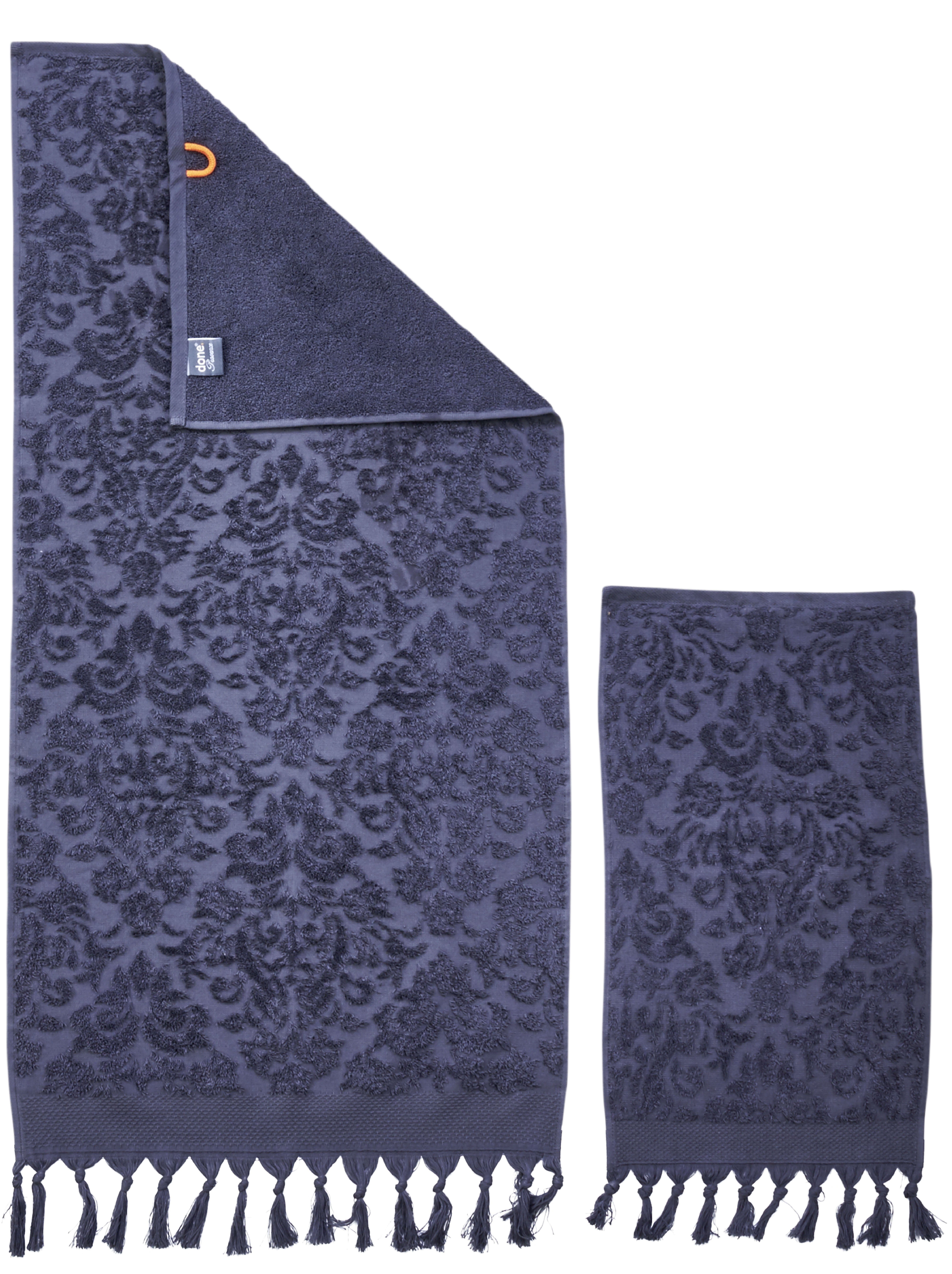 done.® Handtuch Set Provence Ornaments 2 Gästetücher (30x50 cm), 2 Handtücher (50x100 cm), Walkfrottier (Set, 4-St), Uni Farben, Ornamente, in verschiedenen Set Varianten erhältlich