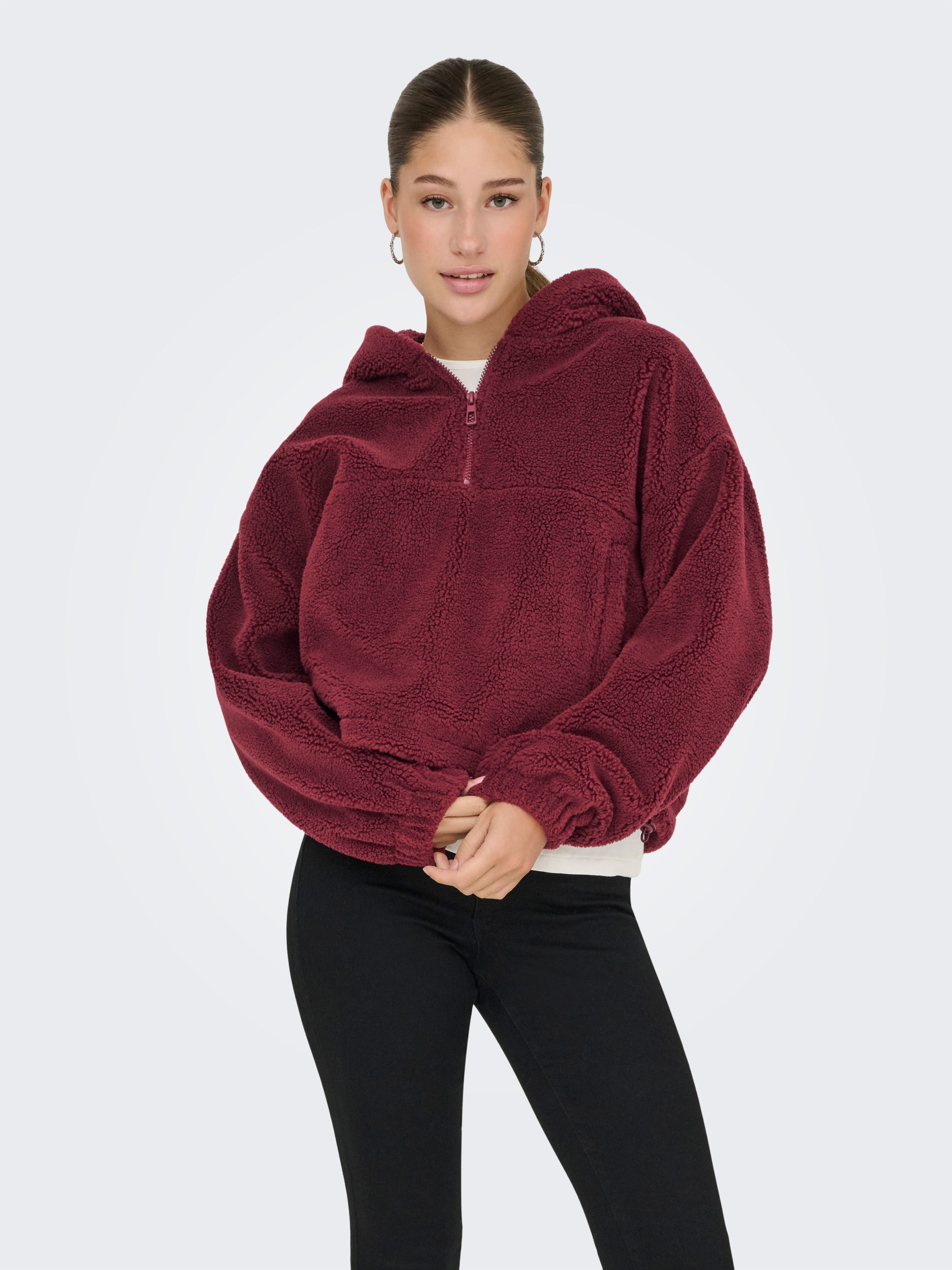 ONLY Fleecejacke ONLSIENA TEDDY ANORAK LIFE günstig online kaufen