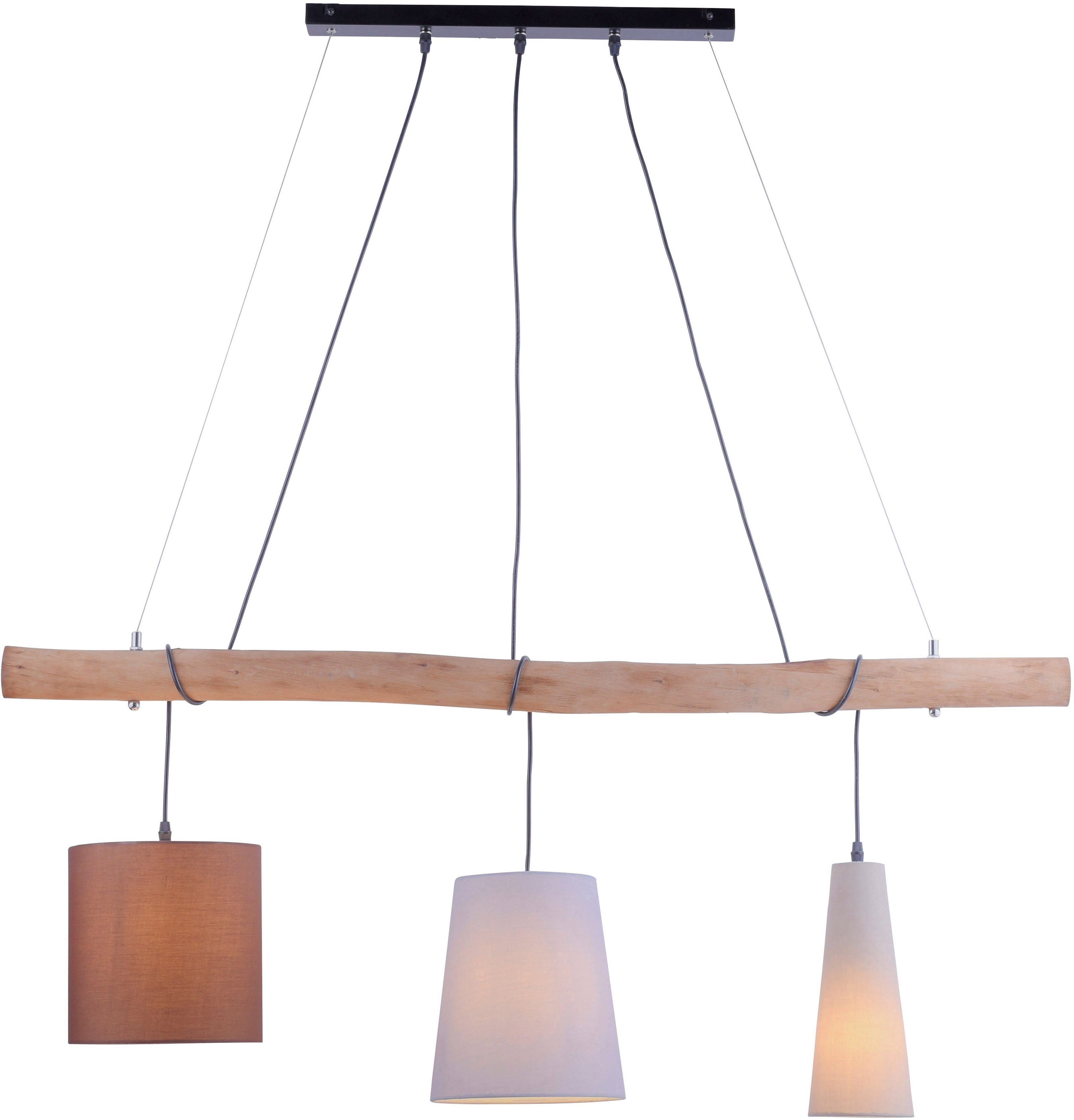 JUST LIGHT Pendelleuchte DAMIAN, ohne Leuchtmittel, Hängeleuchte, Hängelampe