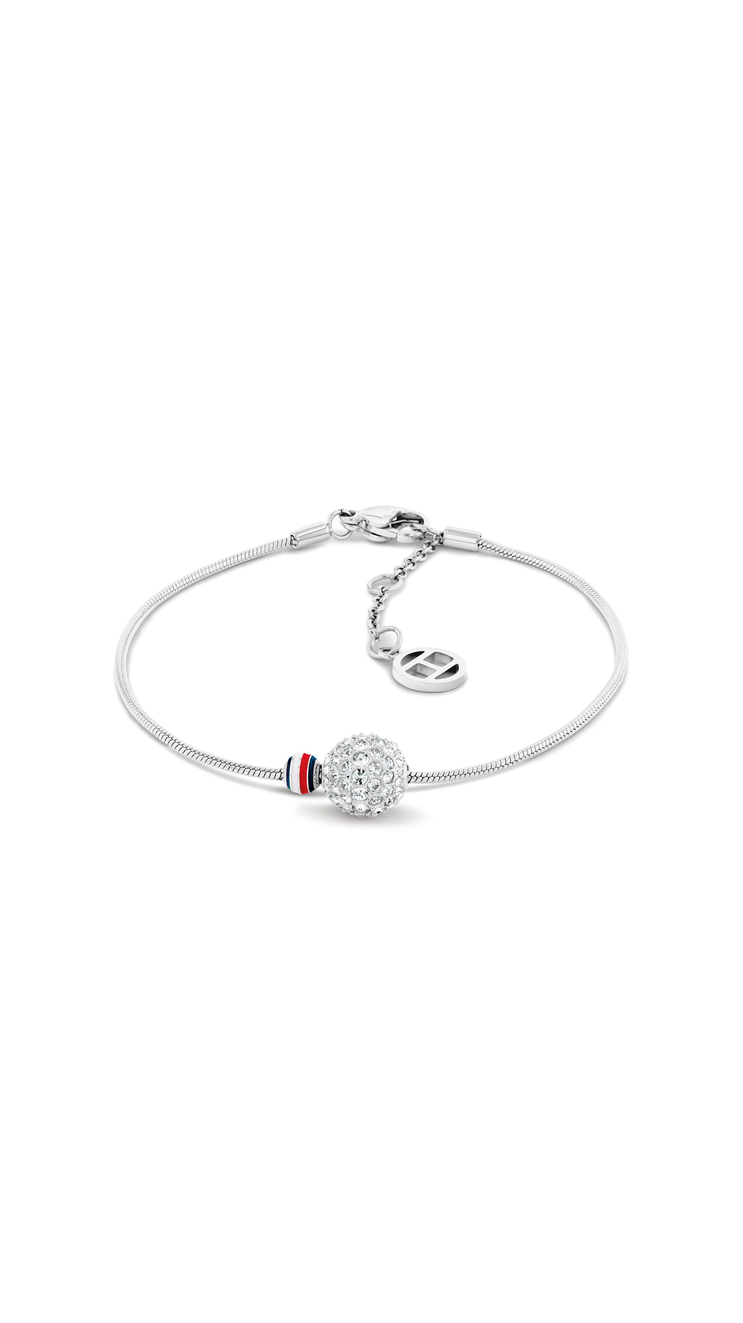 Tommy Hilfiger Armkette HOLIDAY BEADS, mit Glasstein - Emaille