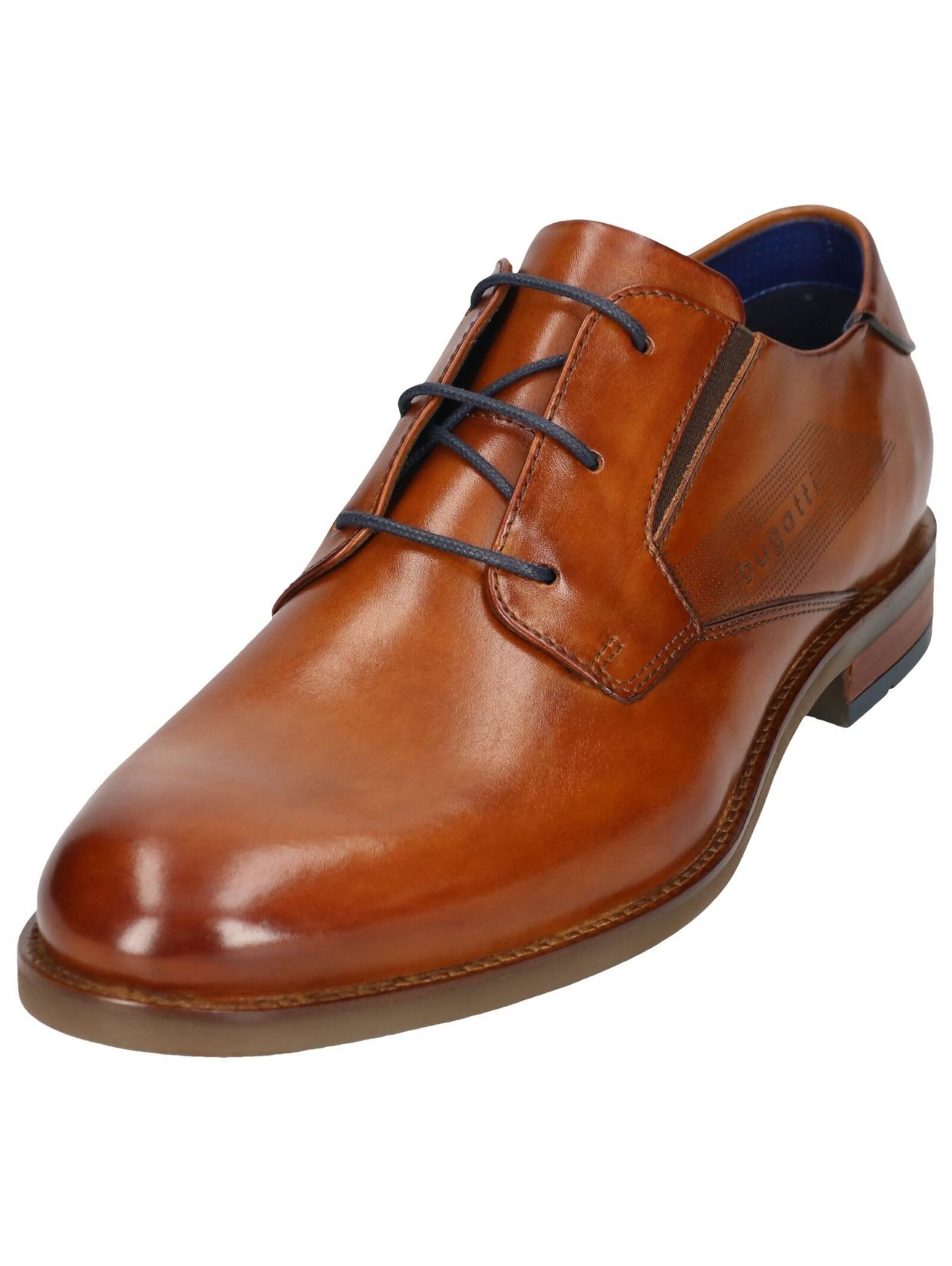 bugatti Businessschuhe Glattleder Schnürschuh