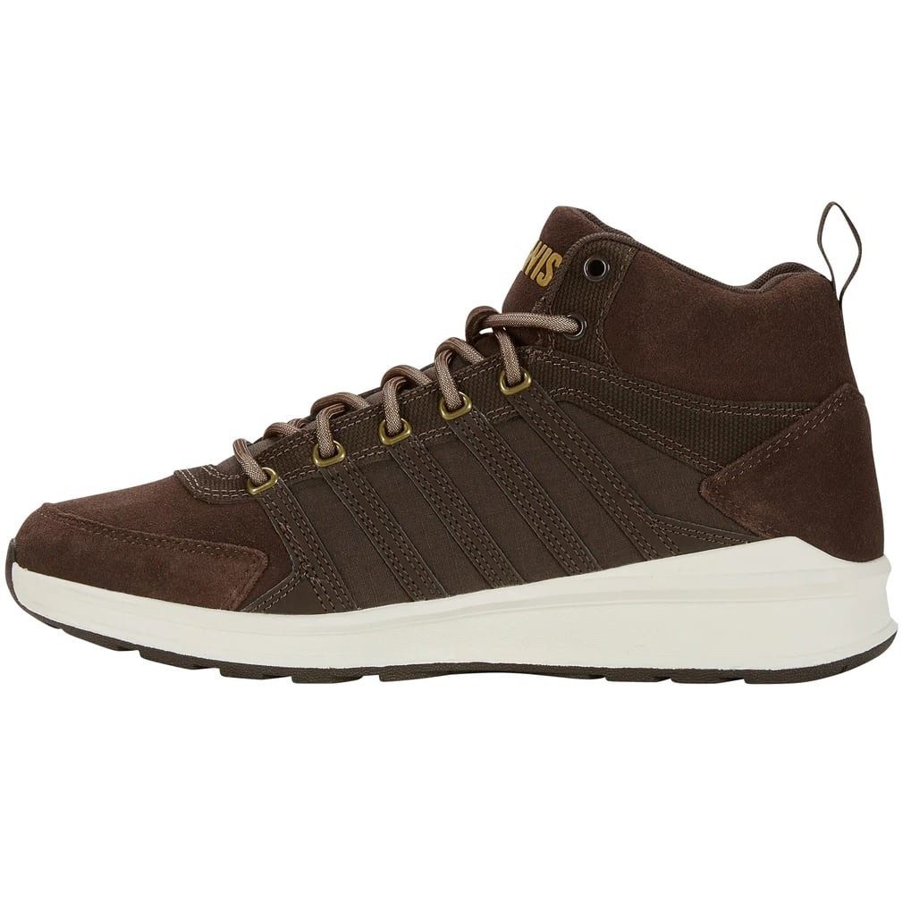 K-Swiss Winterschuhe Vista Trainer Mid (Leder) dunkelbraun/gold Herren Snea günstig online kaufen