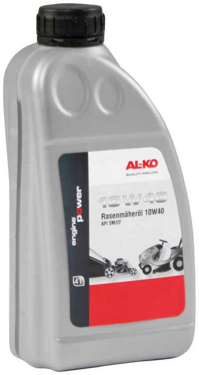 AL-KO Universalöl 4-Takt Rasenmäheröl 10W40, 1 Liter Hochleistungsmotoröl