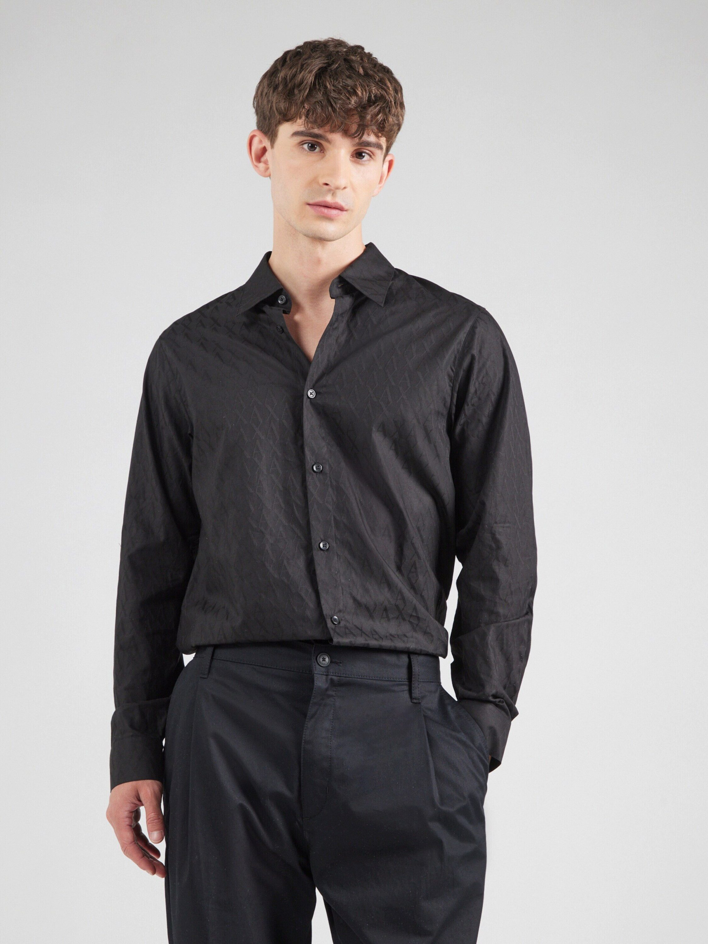ARMANI EXCHANGE Langarmhemd (1-tlg)