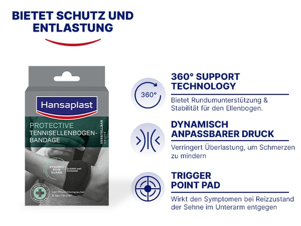 Hansaplast Ellenbogenbandage Hansaplast Ellenbogenbandage PROTECTIVE 46790