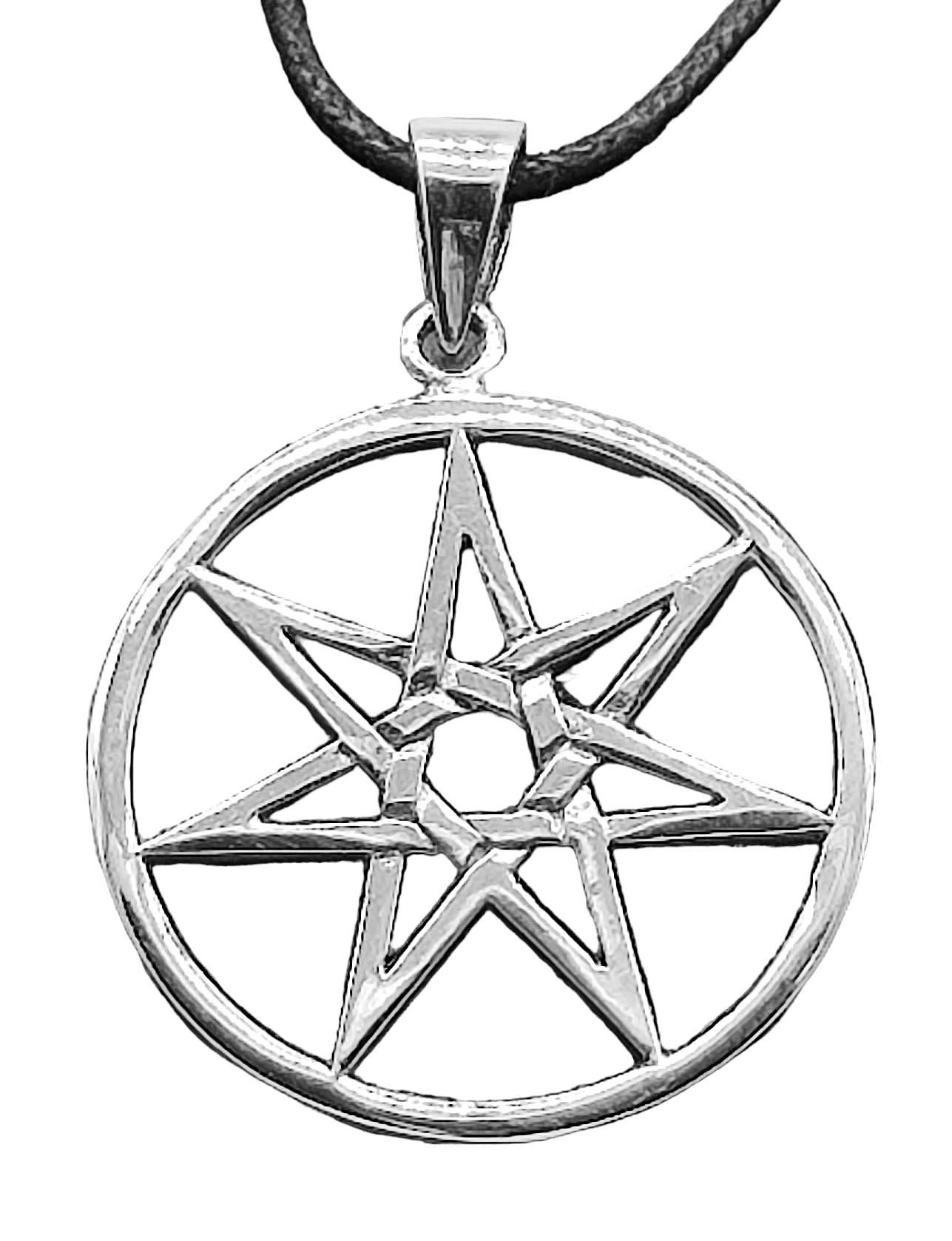Kettenanhänger ANHÄNGER 465 HEPTAGRAMM - SILBER