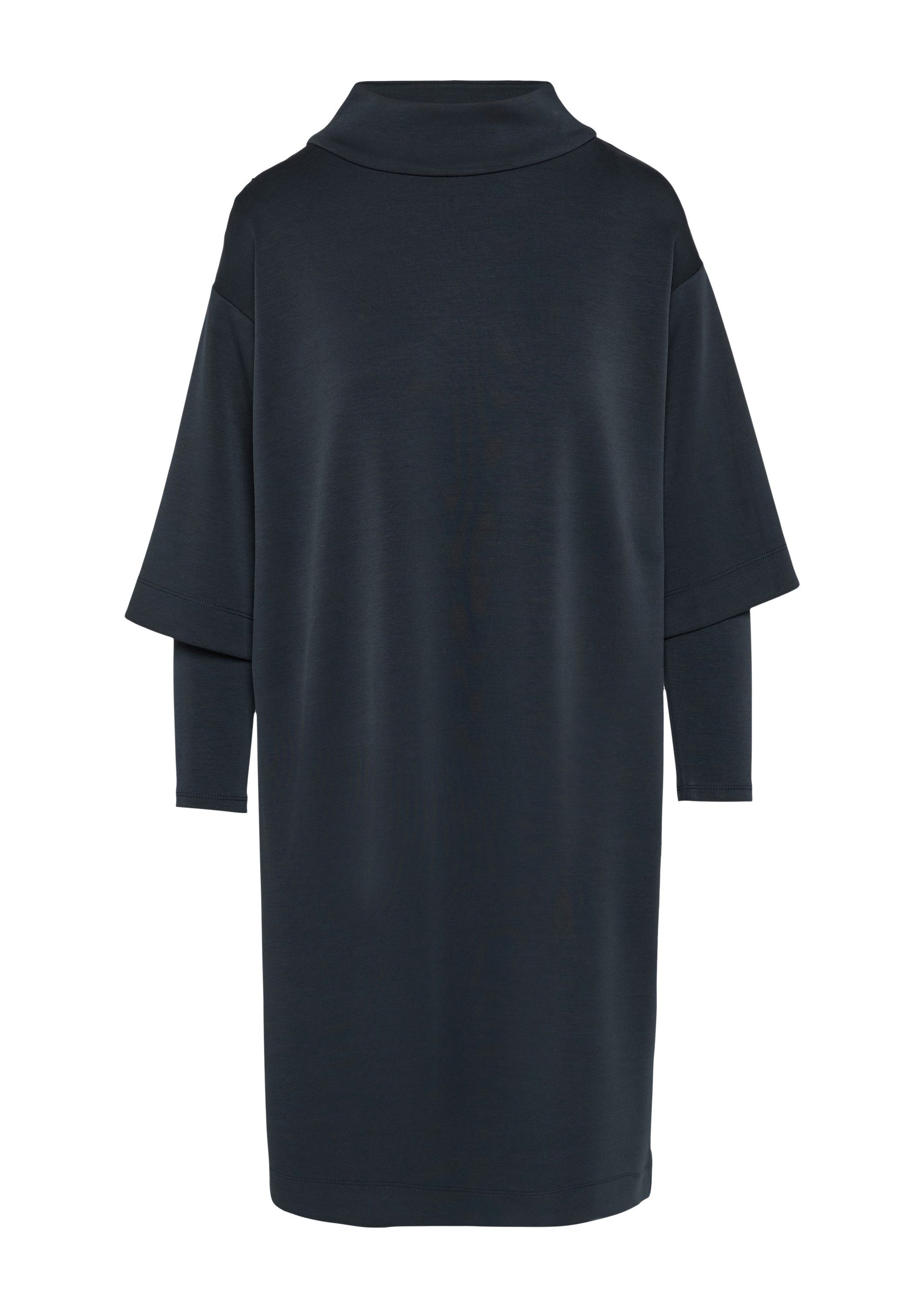 s.Oliver Minikleid Kleid Scuba-Kleid mit Layer Details und Stehkragen günstig online kaufen