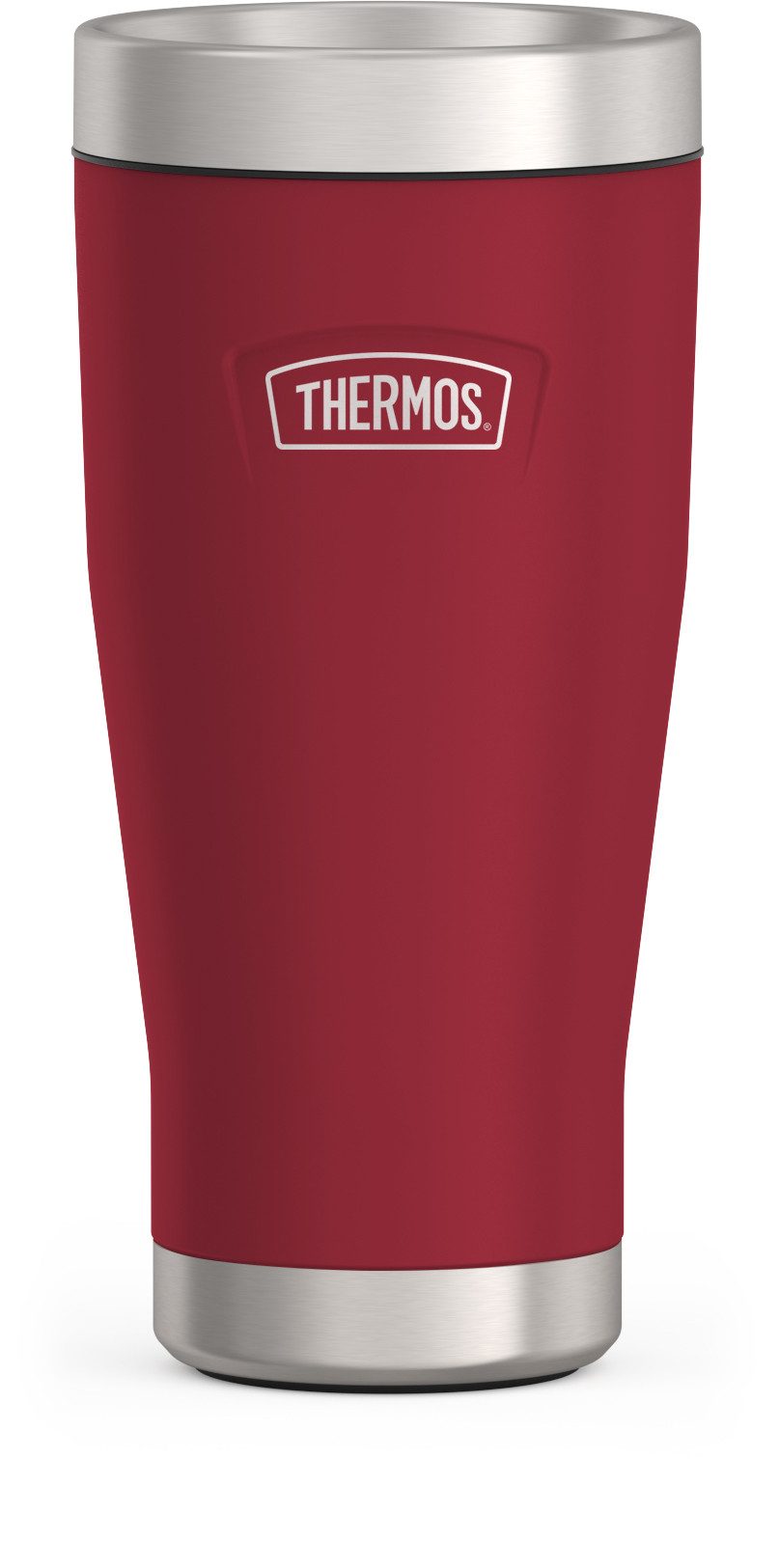 THERMOS Thermobecher ICON MUG, rutschfester Boden, 360° Trinkfunktion, spülmaschinenfest, 1-tlg., Edelstahl, Kunststoff, Silikon, 0,47l, 7h heiß & 22h kalt, absolut dicht, Dura-Seal-Deckel