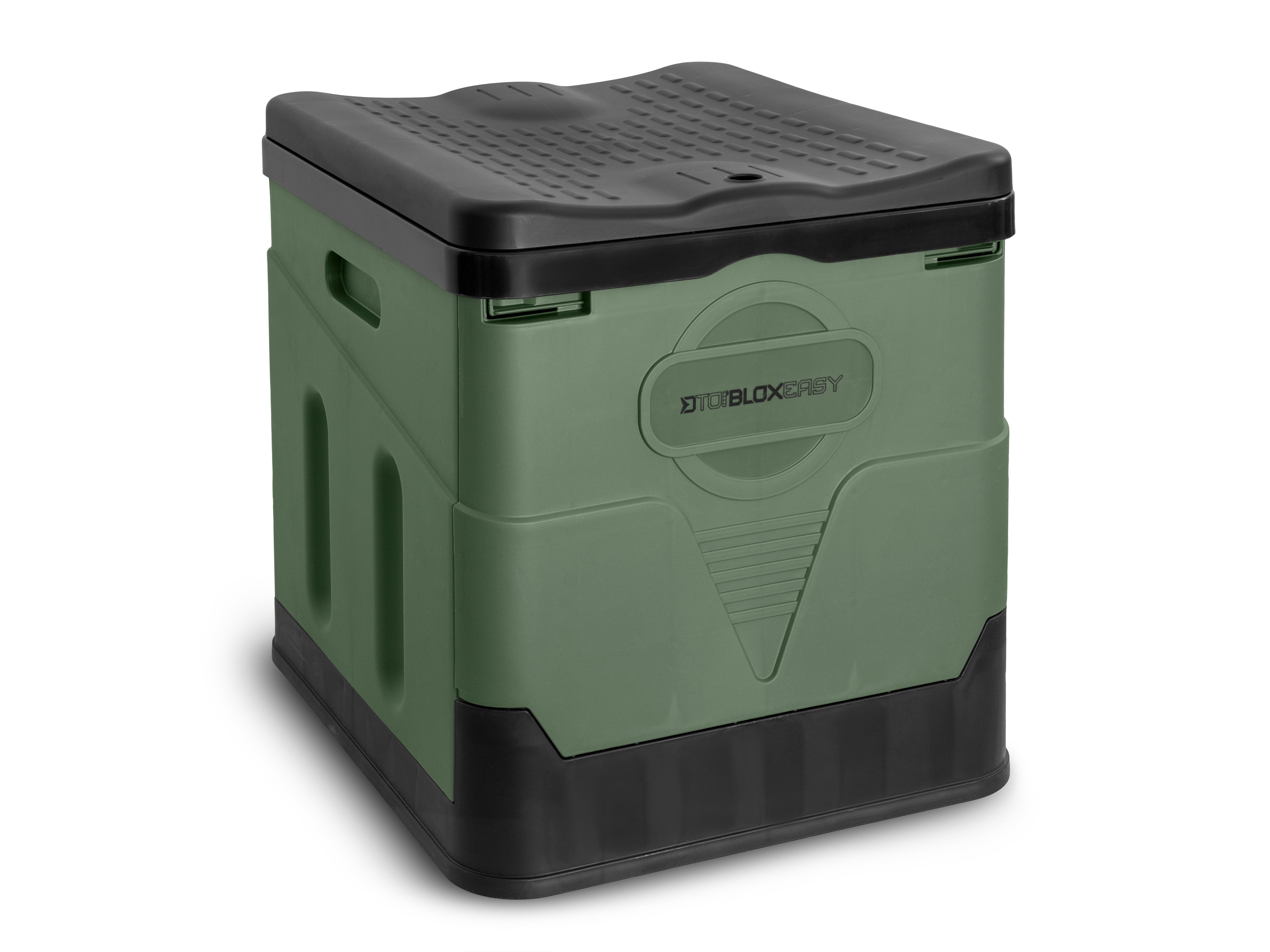 Delphin.sk Campingtoilette Klo Easy + Beutel - Angeln Camping Outdoor Reisen Stromausfall, (12-St), Lässt sich leicht aufbauen und eignet sich gut zum Lagern