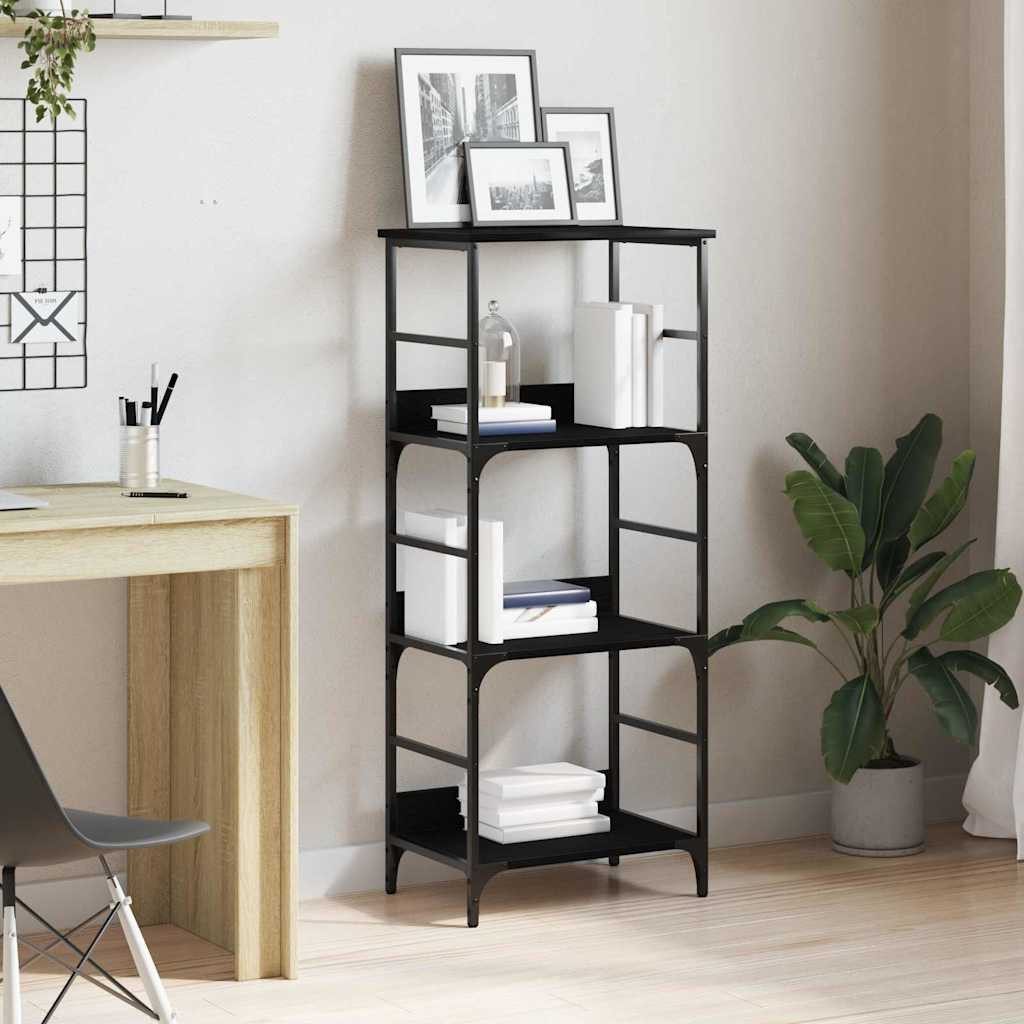 vidaXL Bücherregal Bücherregal 3 Ebenen 50 x 33 x 117,5 cm Holzwerkstoff, 1-tlg. – Bild 2 von 5