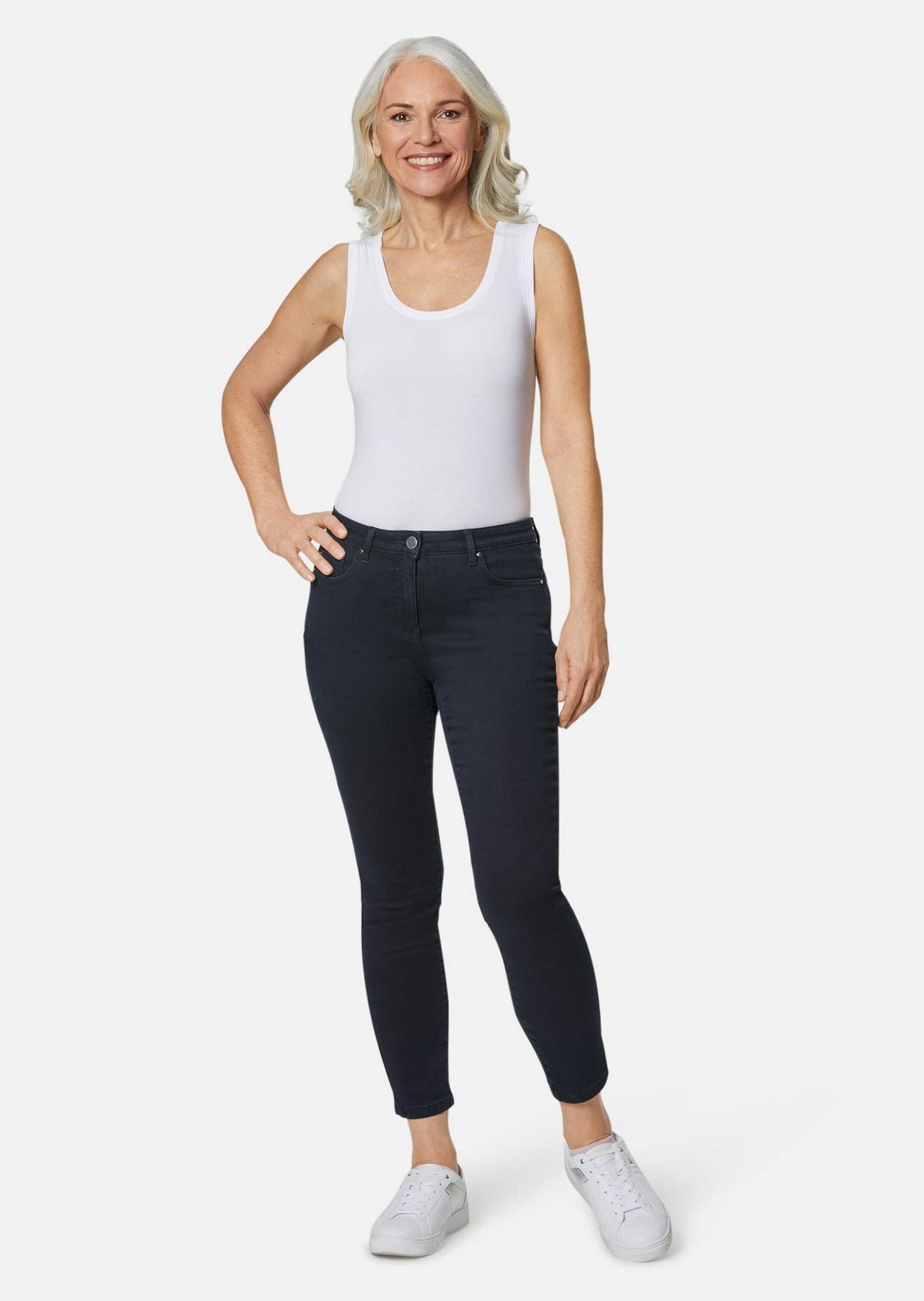 GOLDNER 7/8-Caprijeans Schmale Stretchhose BELLA Sommerliche, komfortable S günstig online kaufen