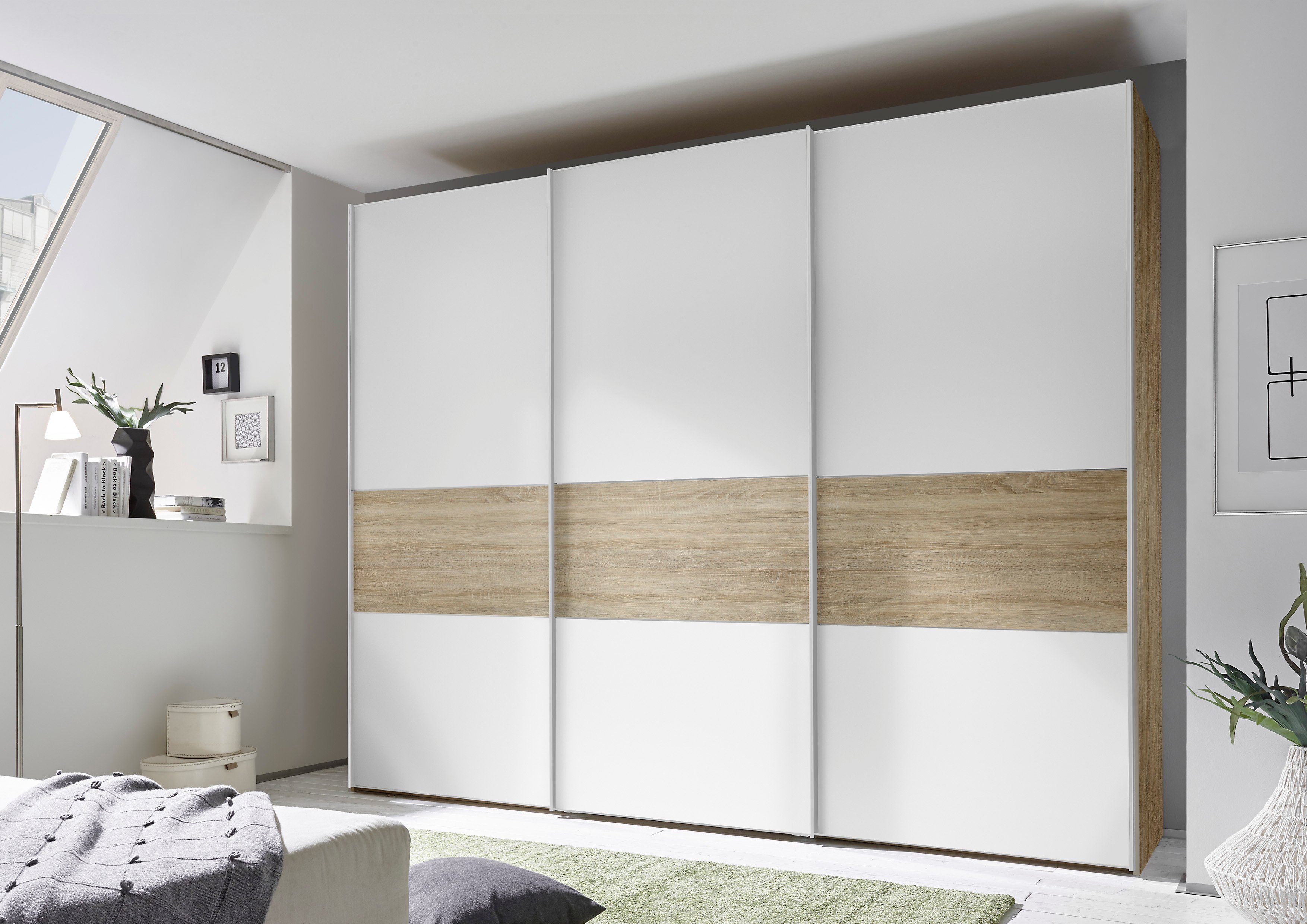 STAUD Schwebetürenschrank Sinfonie Plus, edles Design in hochwertiger Qualität, Made in Germany Mit vier verschiedenen Ausstattungsvarianten