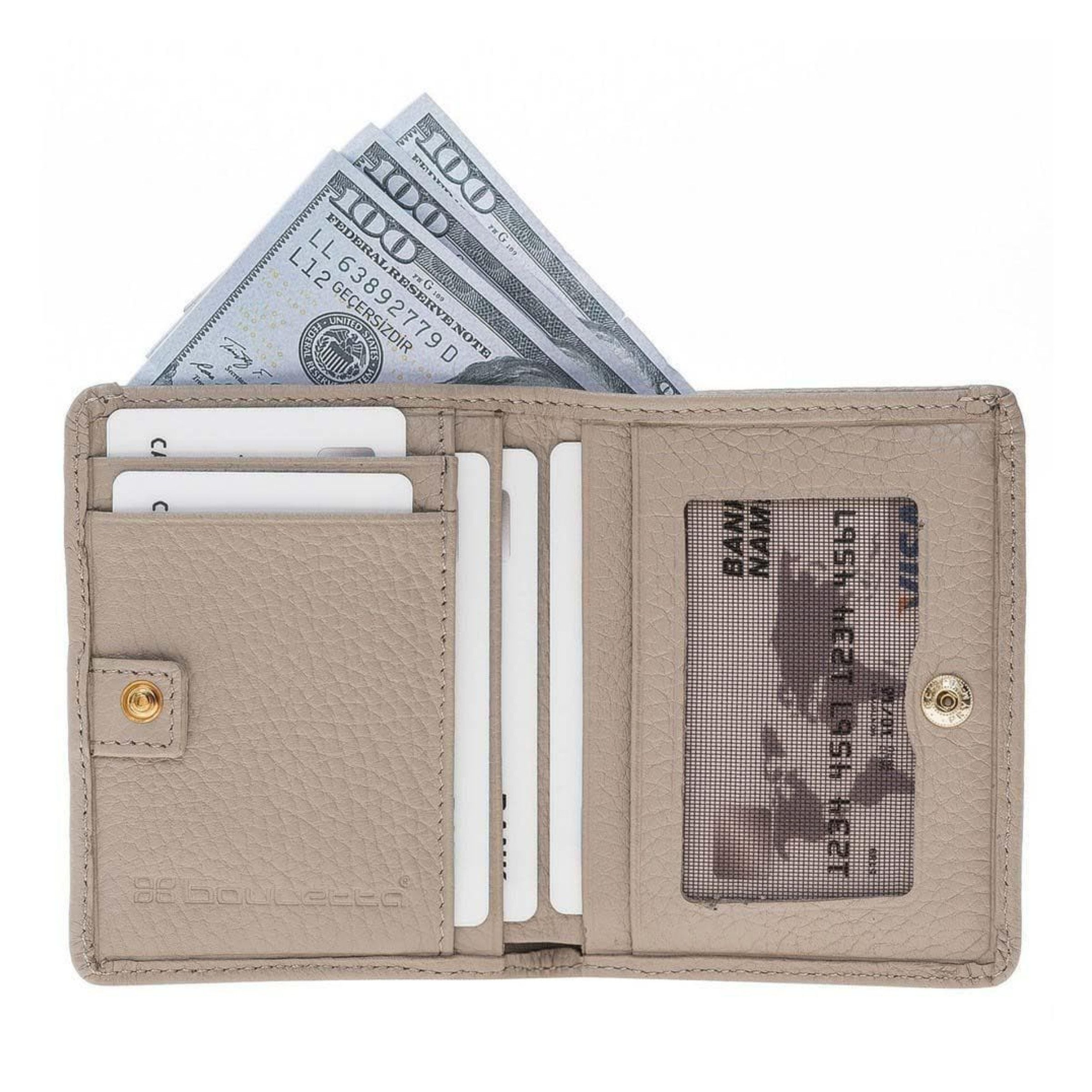 Renna Leather Brieftasche Geldbörse Münzfach Geldscheinfach