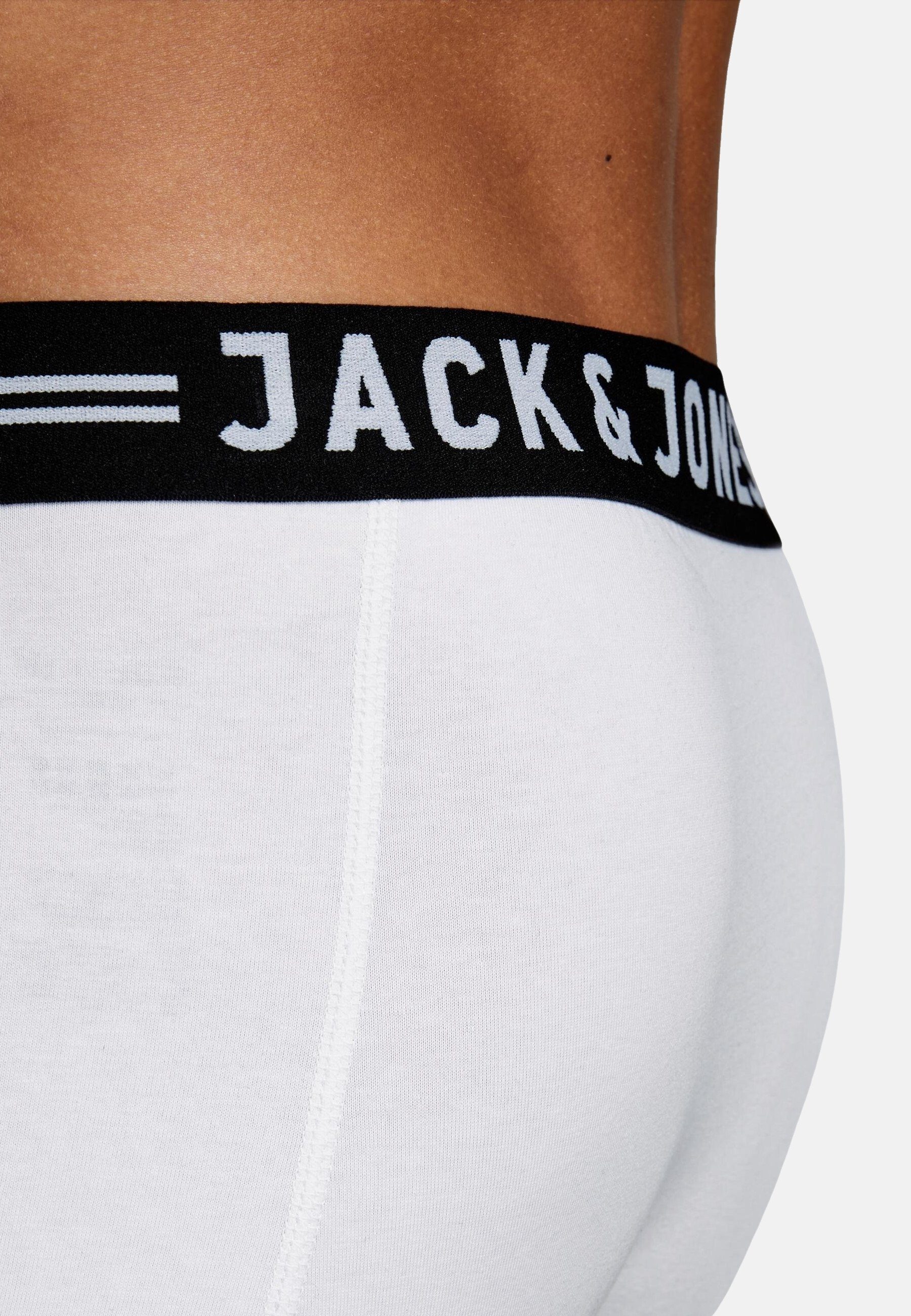 Jack & Jones Boxershorts Trunks Sense Unterhose weiß