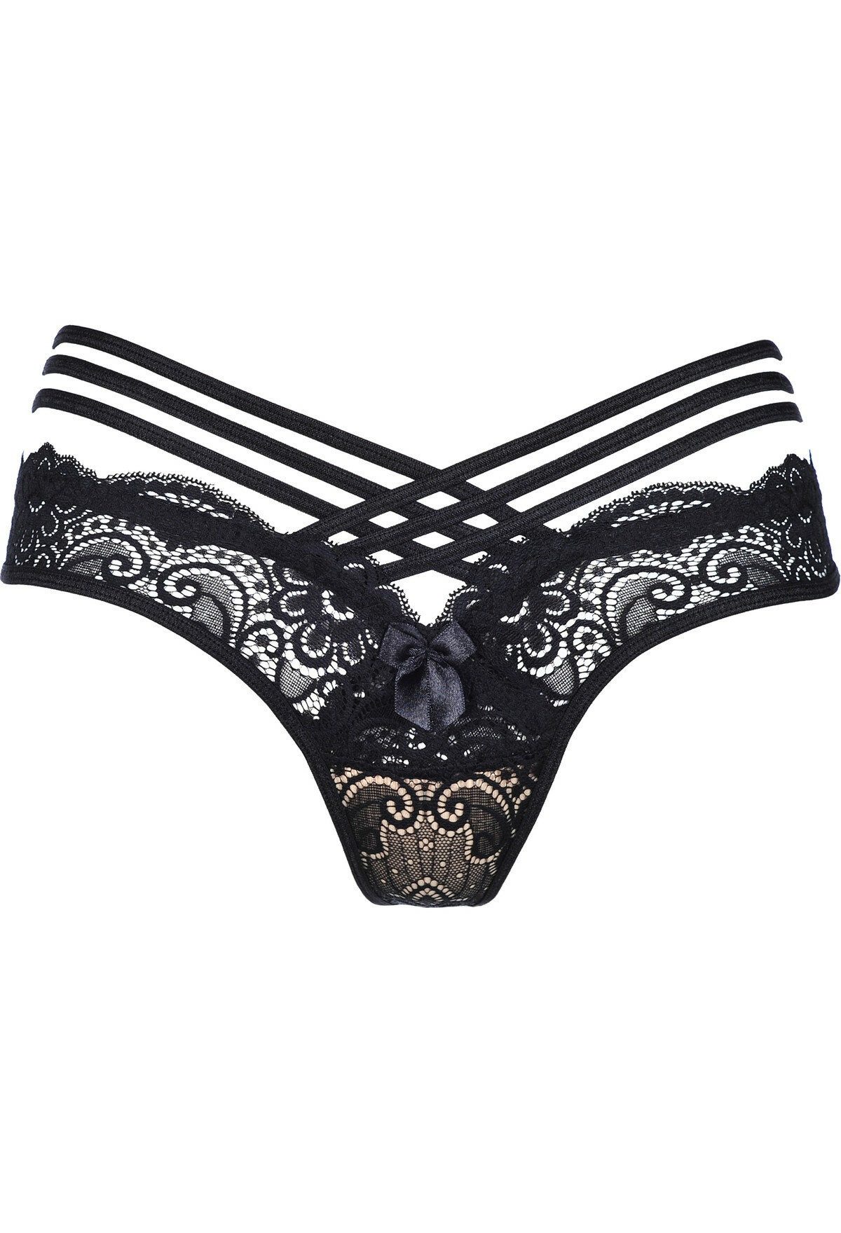 Axami String Axami String Spitzenstring Dessous V9018 Black