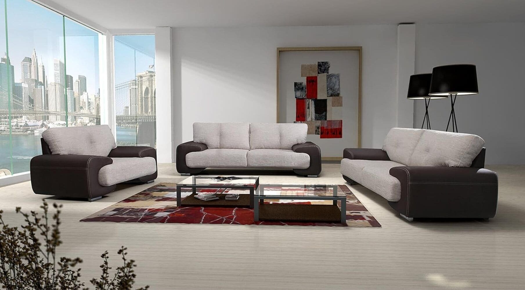 MOEBLO Sessel LORENTO (gepolstert - Polsterstuhl für Esszimmer & Wohnzimmer günstig online kaufen