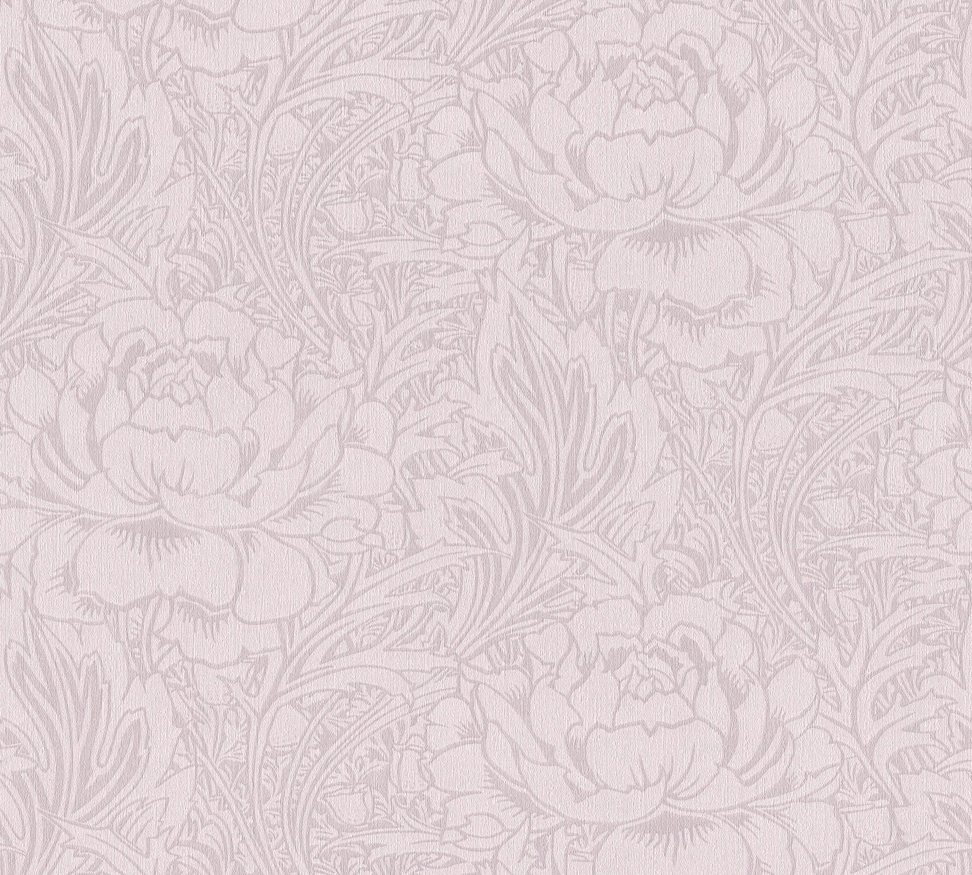 Bricoflor Taupe Tapete mit Rosen Blumen Vliestapete in Grau Beige Ideal für günstig online kaufen
