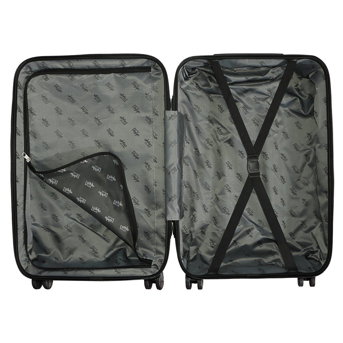 BIGGDESIGN Handgepäck-Trolley Biggdesign Moods Up Koffer Hartschalenkoffer Groß Rosegold